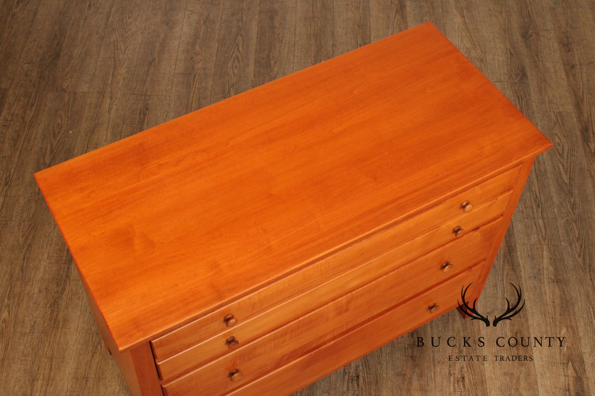 Shaker Style Solid Maple Single Dresser Chest of Drawers