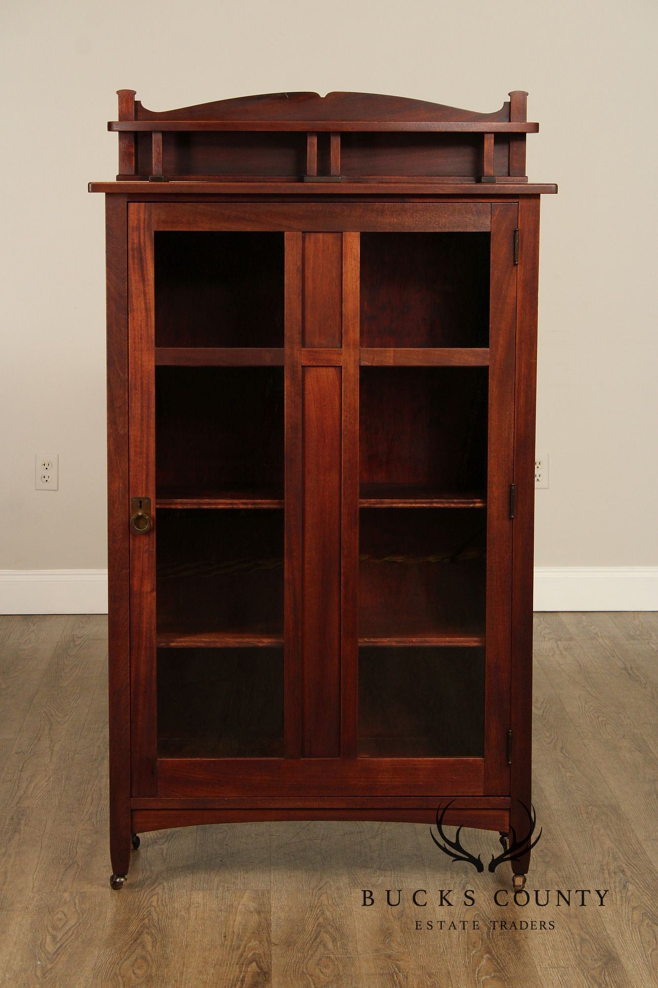 Shop of the Crafters Antique Arts & Crafts Mahogany Bookcase