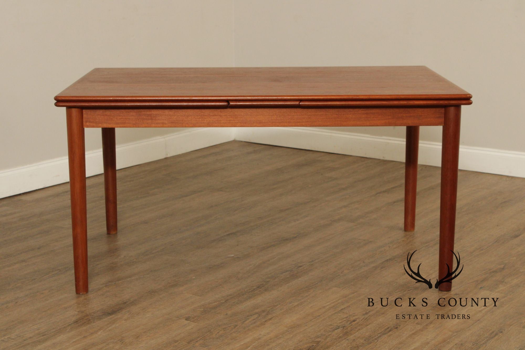 AM Mobler 1960s Danish Modern Teak Refectory Dining Table