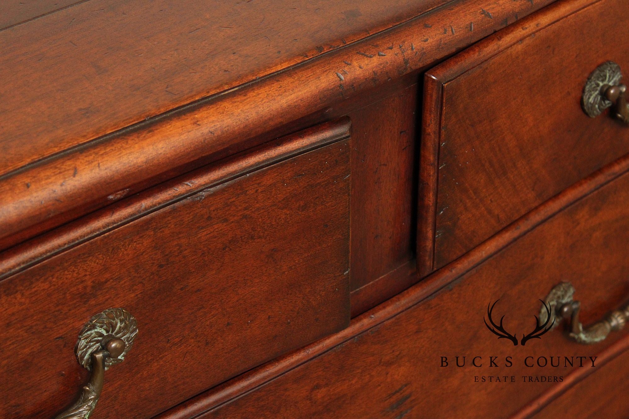 French Provincial Style Solid Mahogany Chest of Drawers