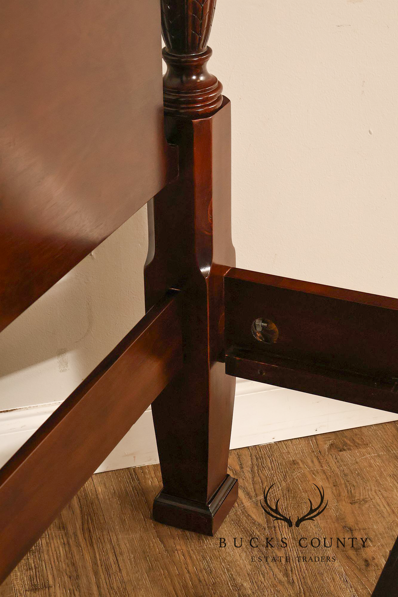 Century Furniture King Size Cherry Poster Bed