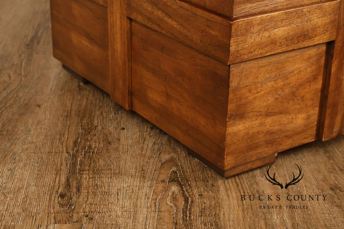 Drexel 'Woodbriar' Campaign Style Coffee Table