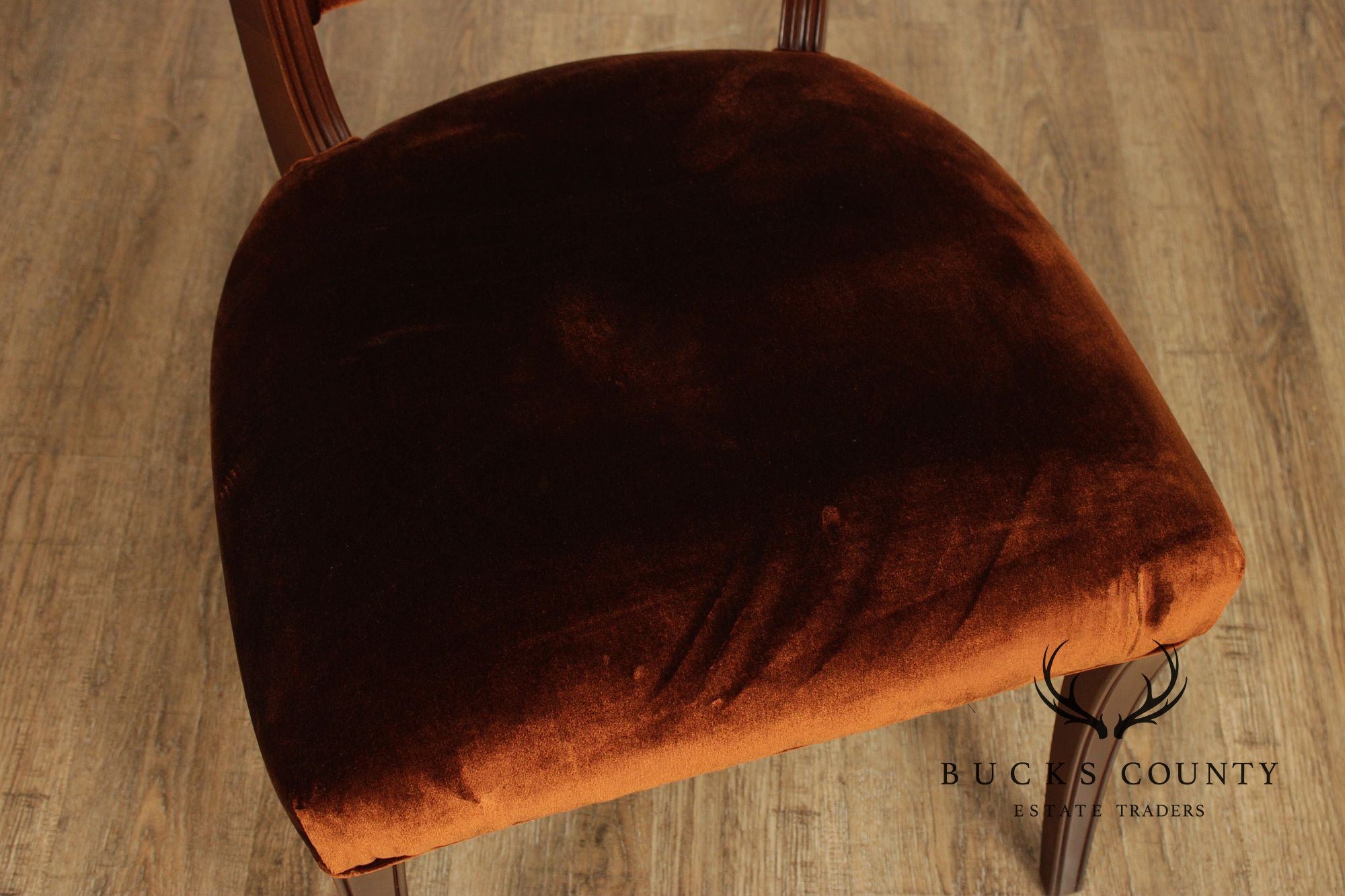 Acanto Luxury Furniture French Art Deco Style Set Of Eight Dining Chairs