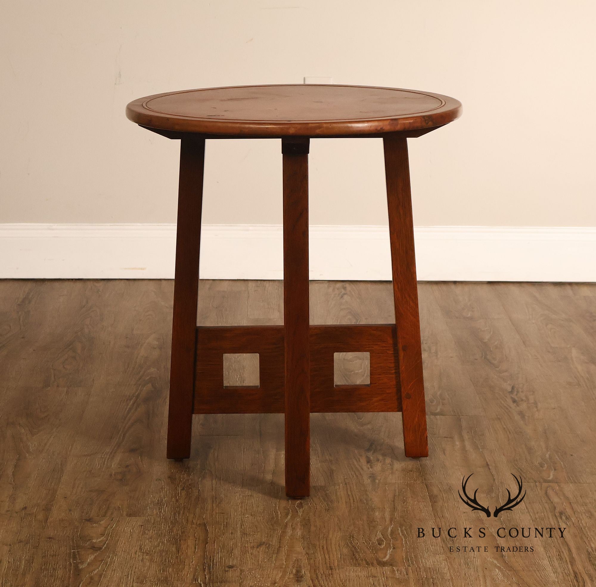 Stickley Limbert Commemorative Copper Top Mission Table