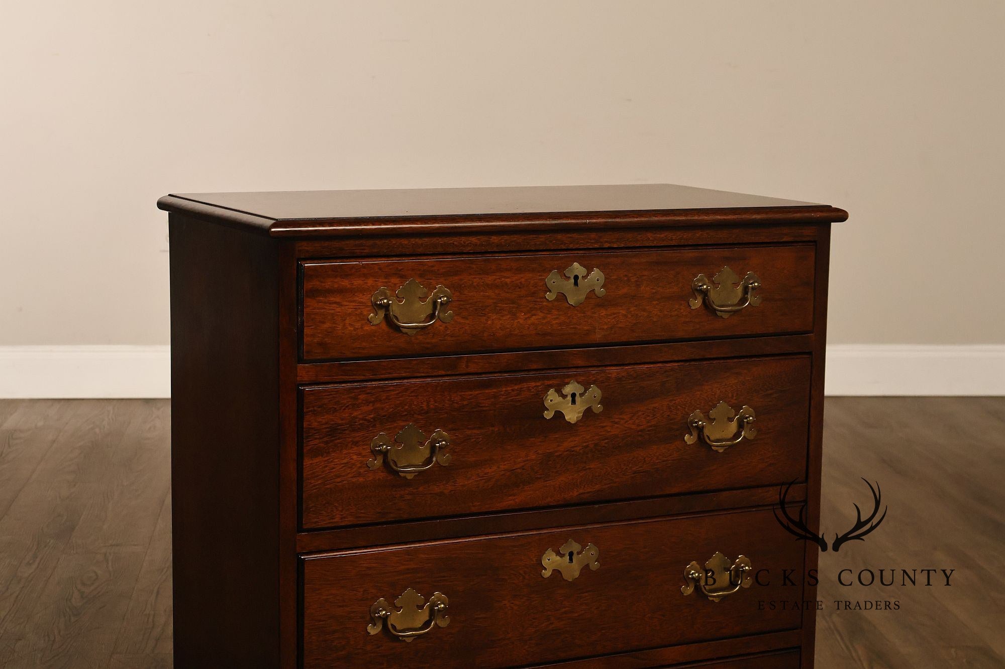 Chippendale Style Mahogany Bedside Chest
