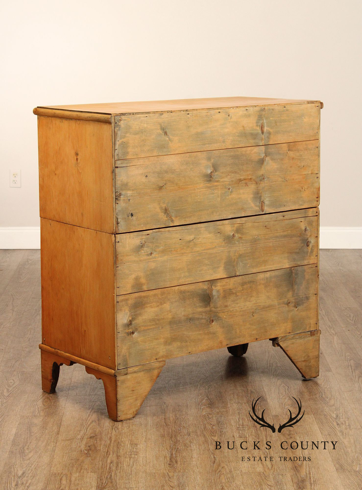 Antique English Pine Chest of Drawers