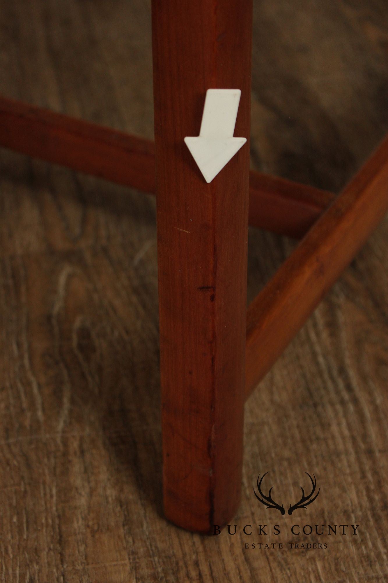 Michael Taylor For Baker Mid Century Modern Set of Six Cane Back Dining Chairs