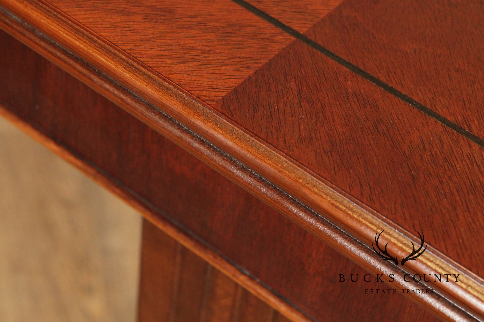 Lane Regency Style Mahogany Console Table