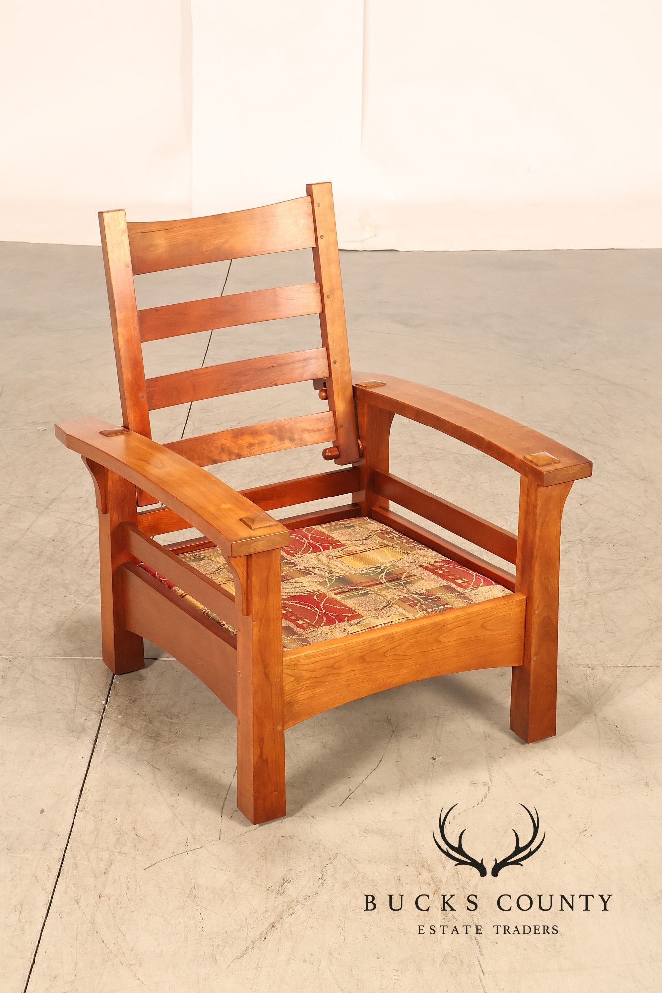 Stickley Mission Collection Cherry "Gus" Morris Chair