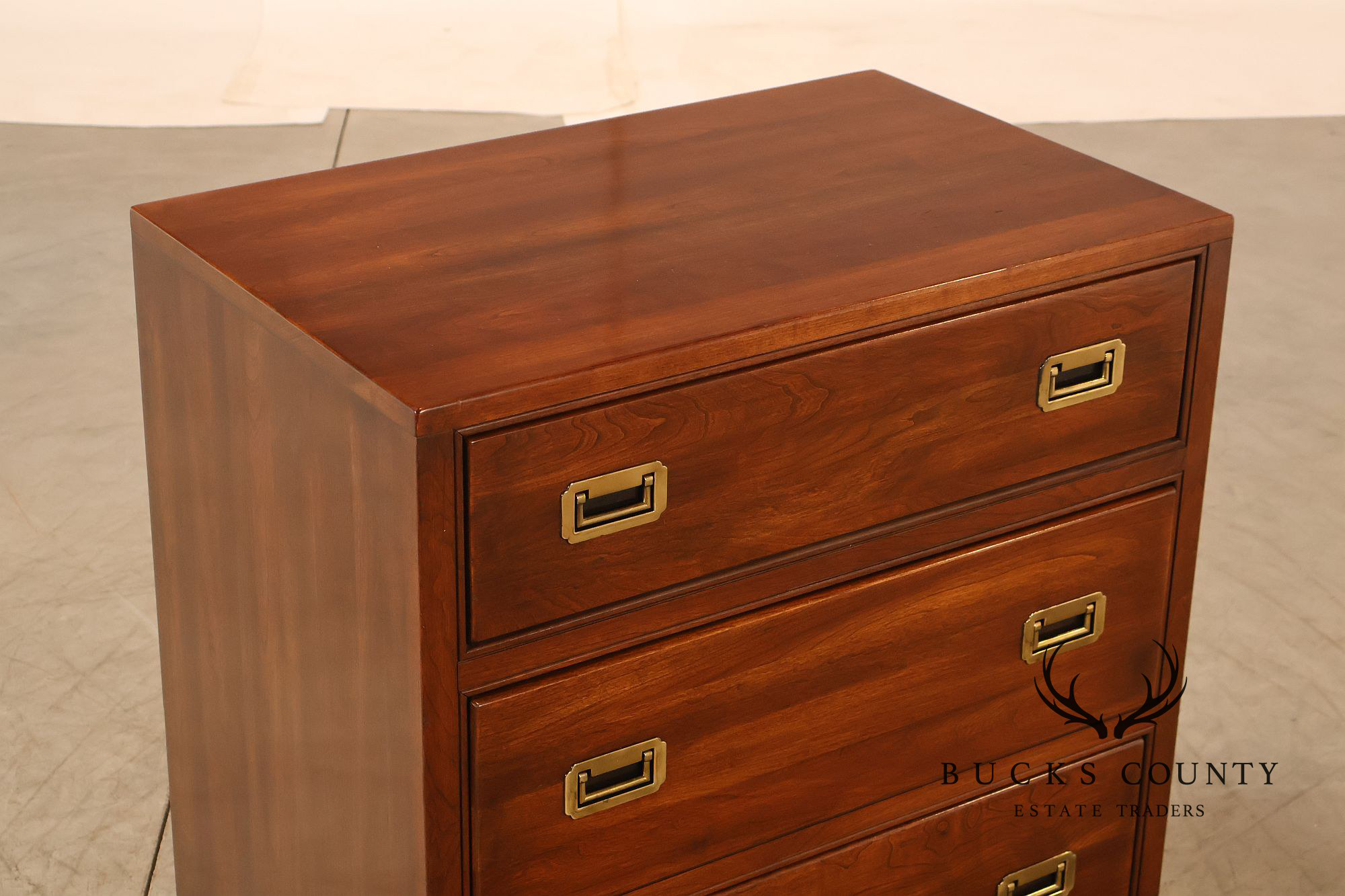 Ethan Allen Campaign Style Chest of Drawers