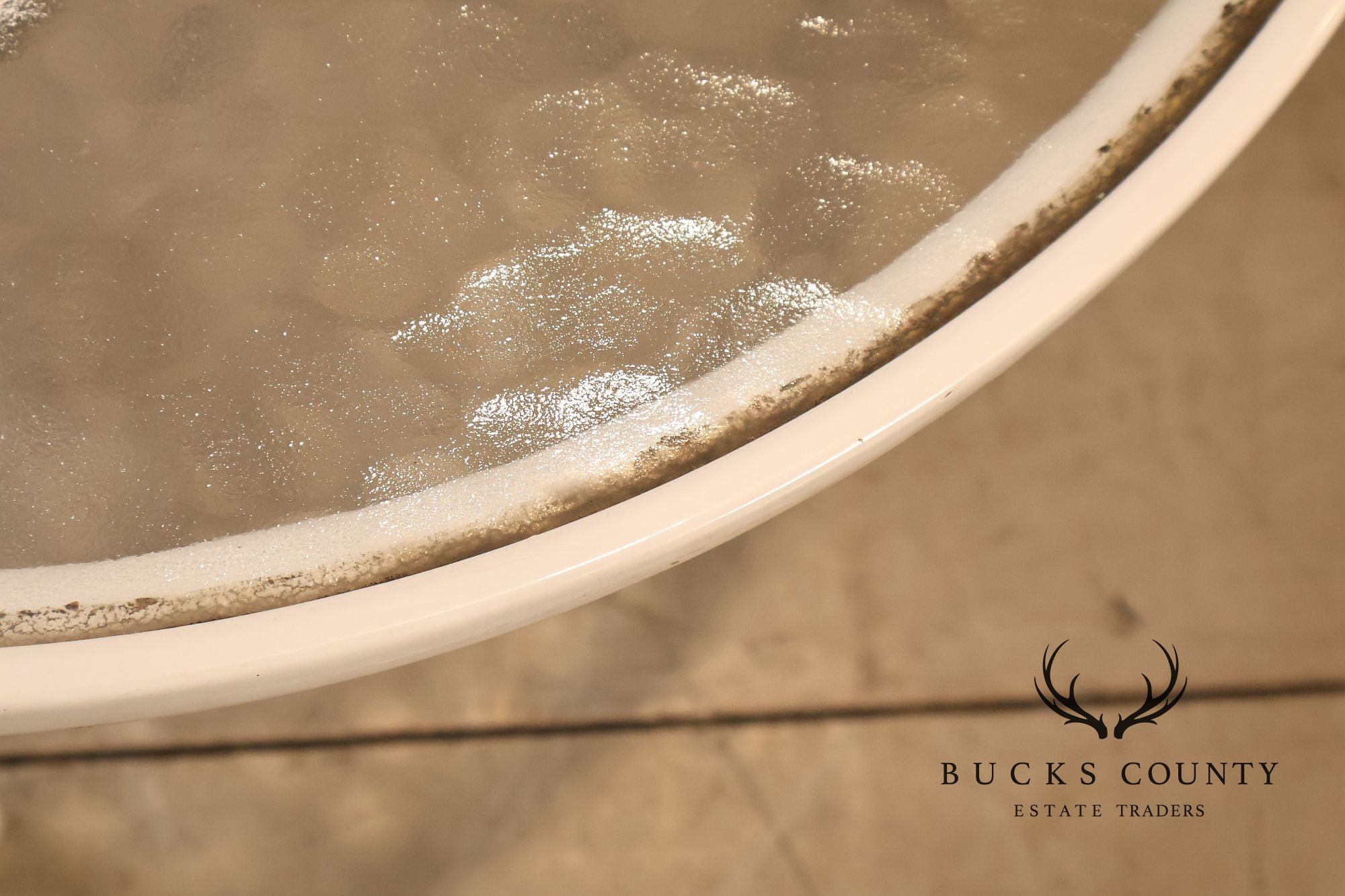 Brown Jordan 'Tamiami' Round Glass Top Patio Side Table