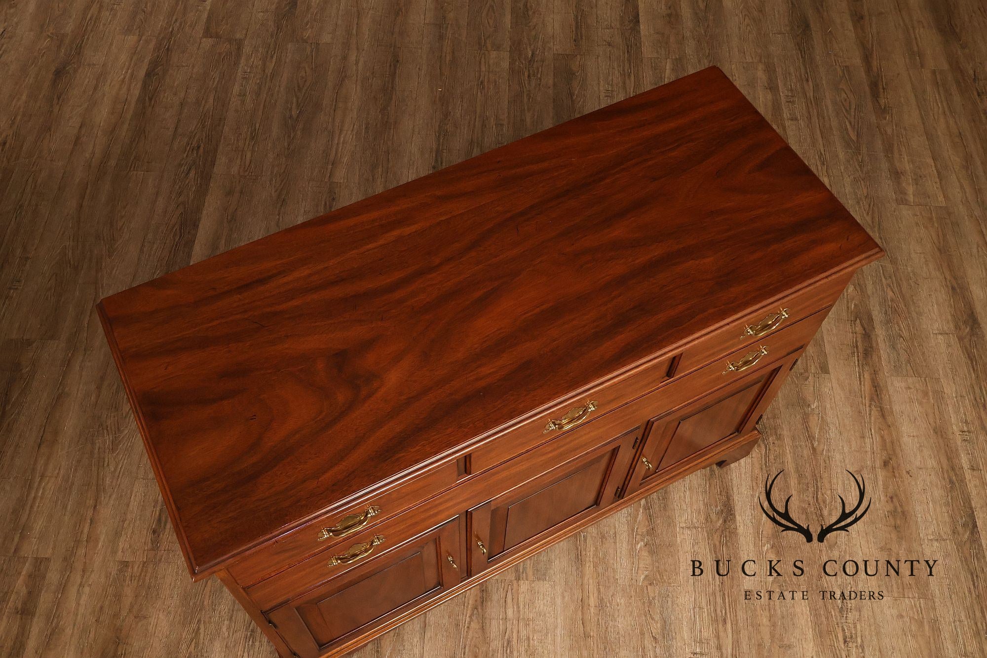 Henkel Harris Chippendale Style Mahogany Buffet Sideboard