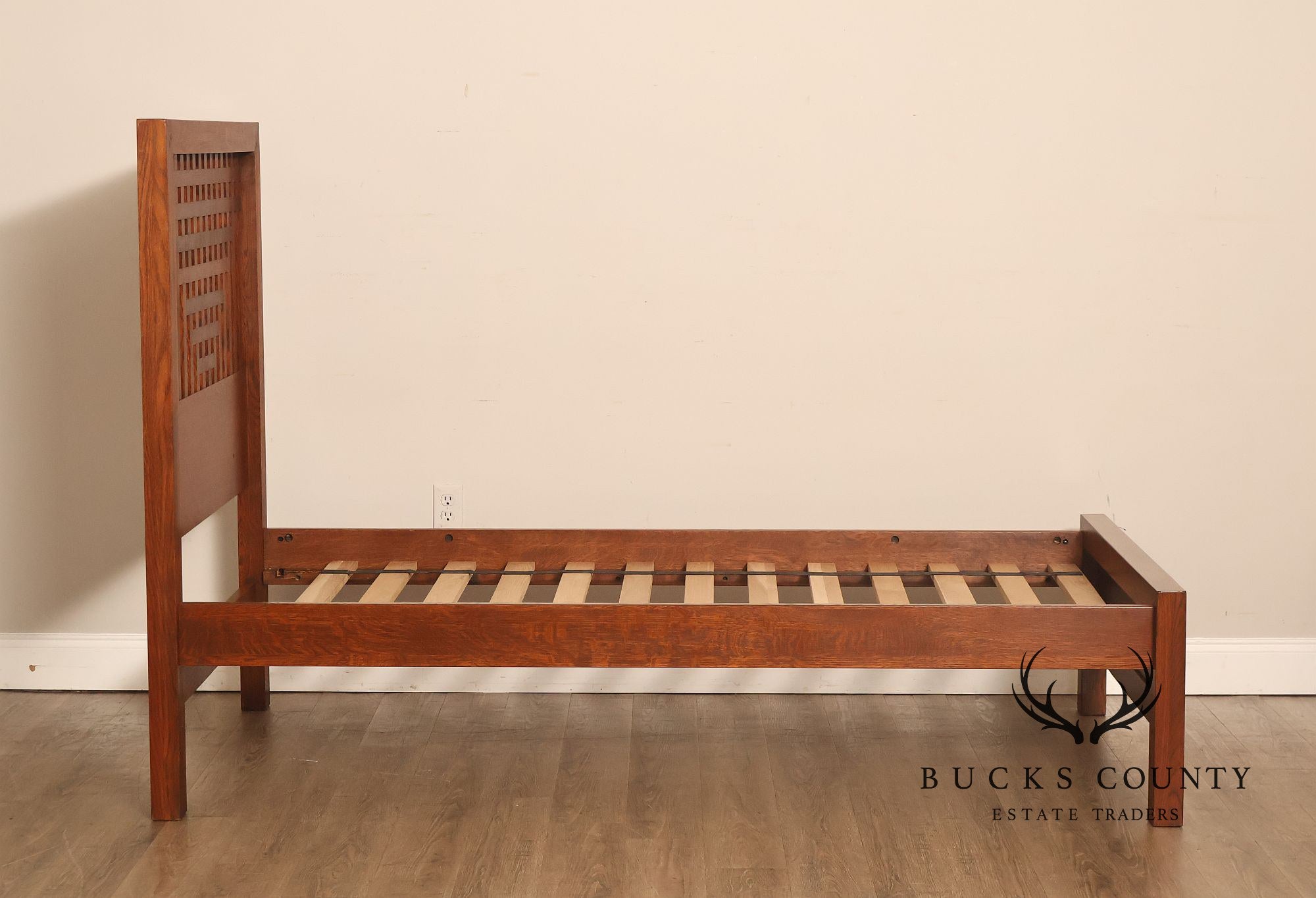 Stickley Antiquities Collection Mission Oak Twin Bed