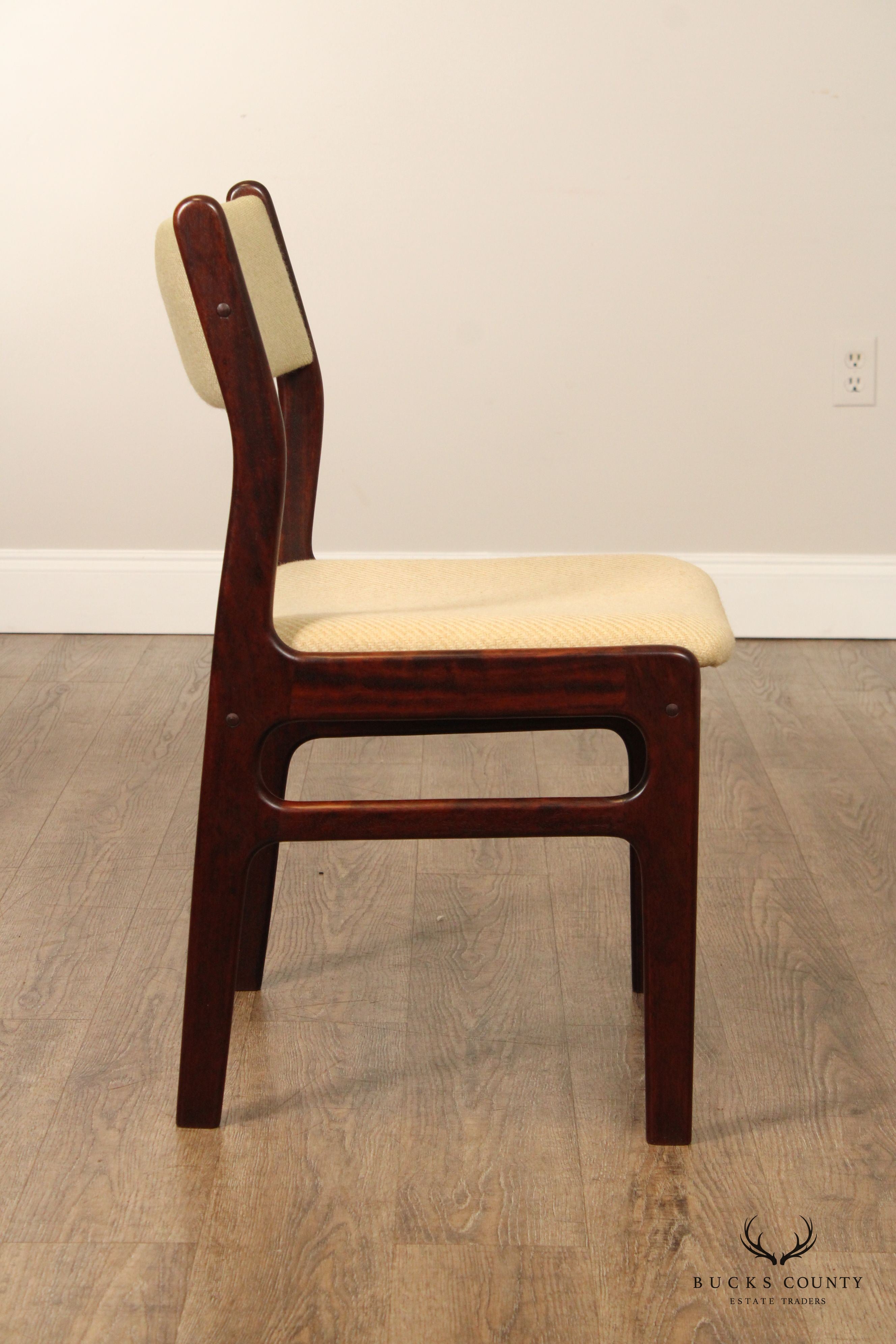 DYRLUND DANISH MODERN ROSEWOOD SIDE CHAIR