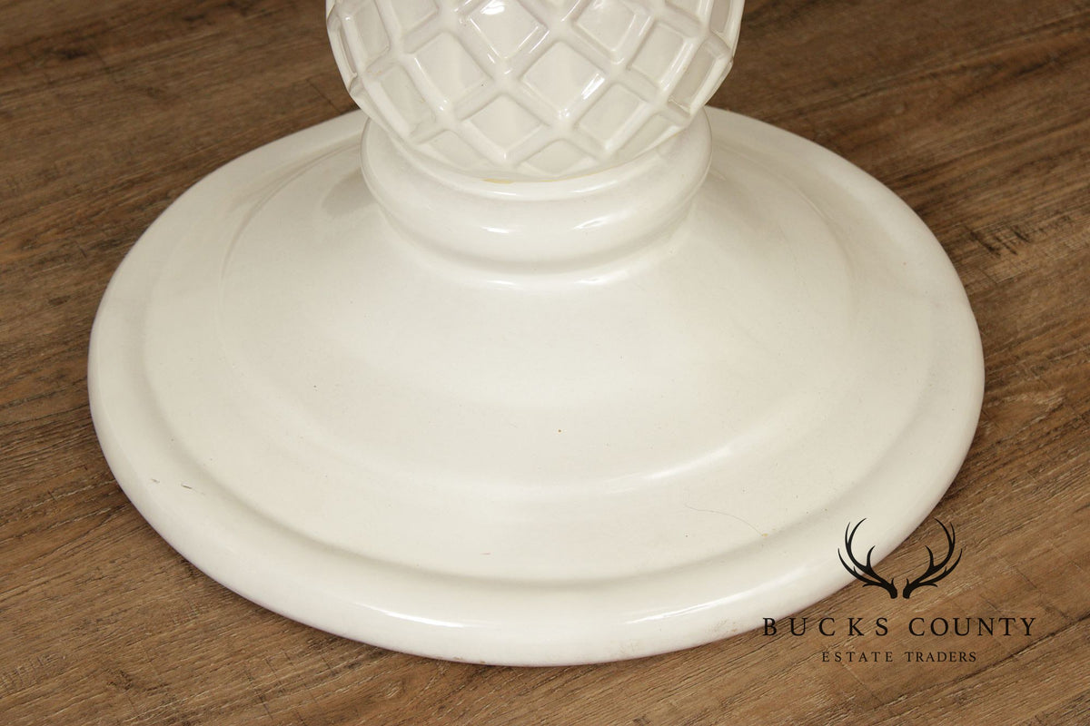 Mackenzie Childs Faux Marble Painted Center Table
