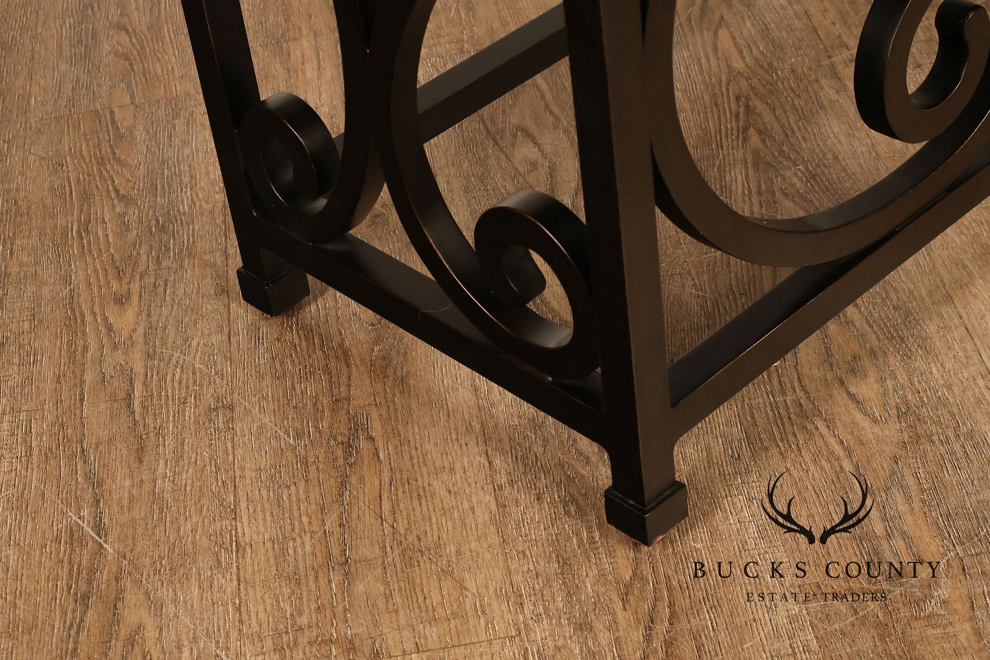 Jonathan Charles Artisan Collection Wrought Iron Console