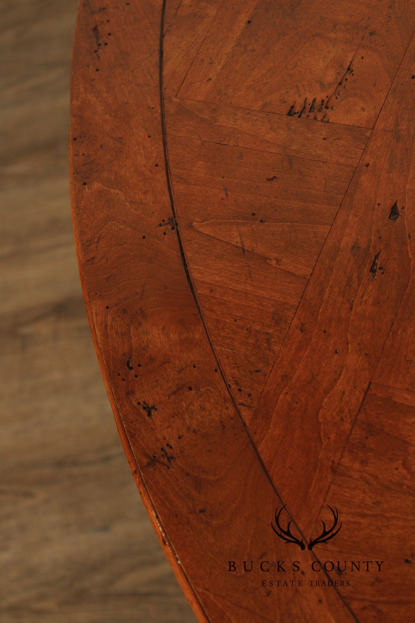 Guy Chaddock Expandable Round Pedestal Dining Table