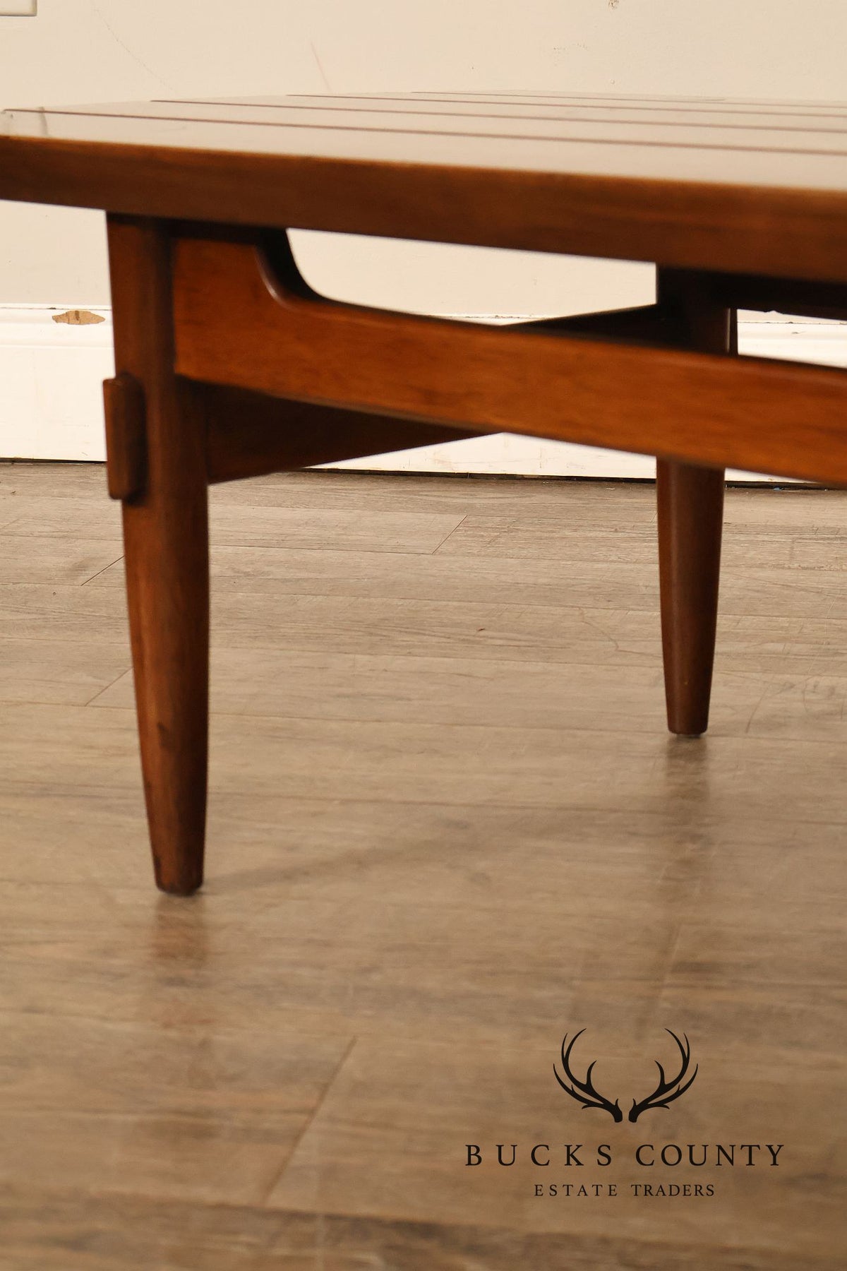 American Of Martinsville Furniture Slat Top Bench