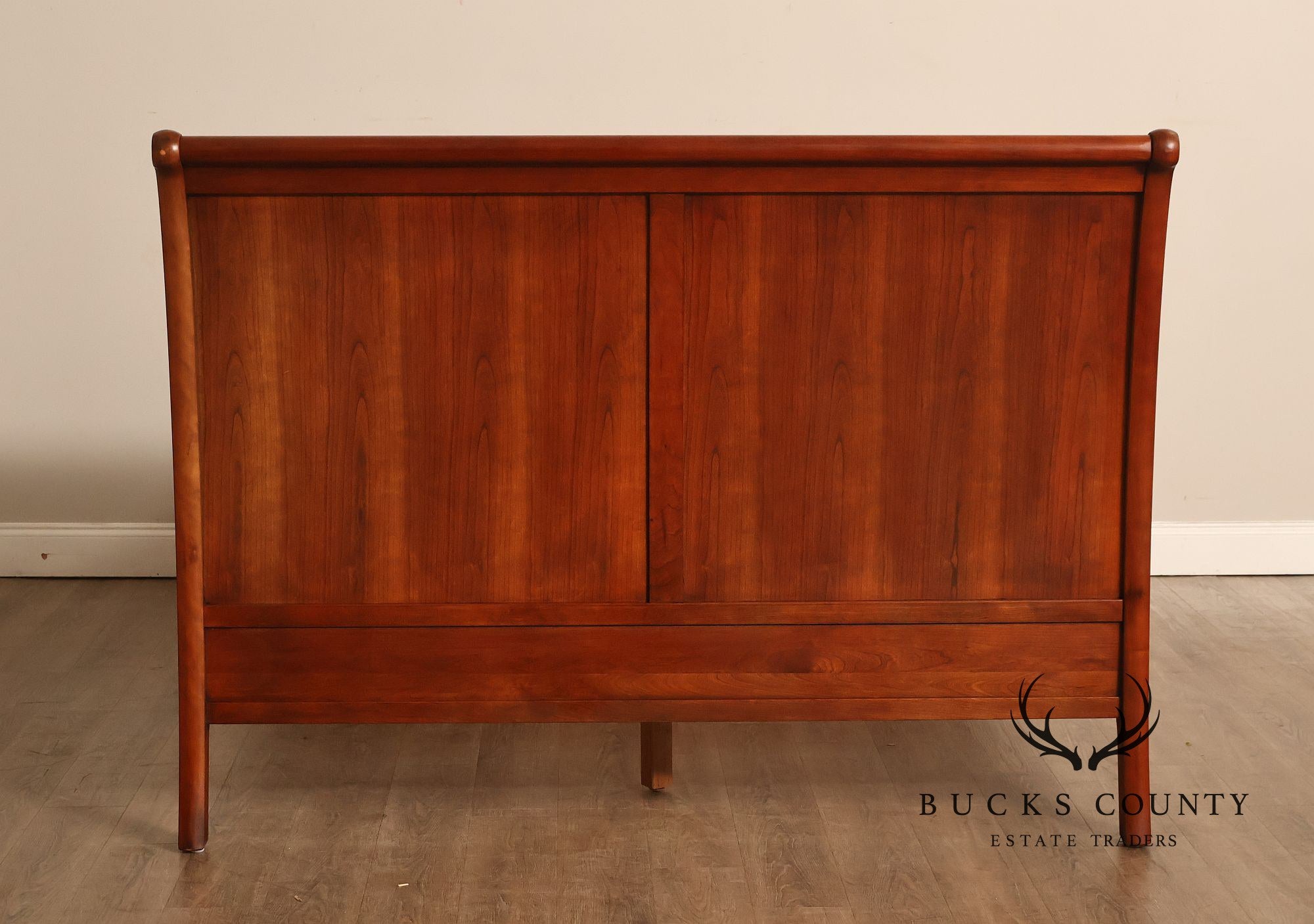 Stickley Cherry Sleigh Queen Bed