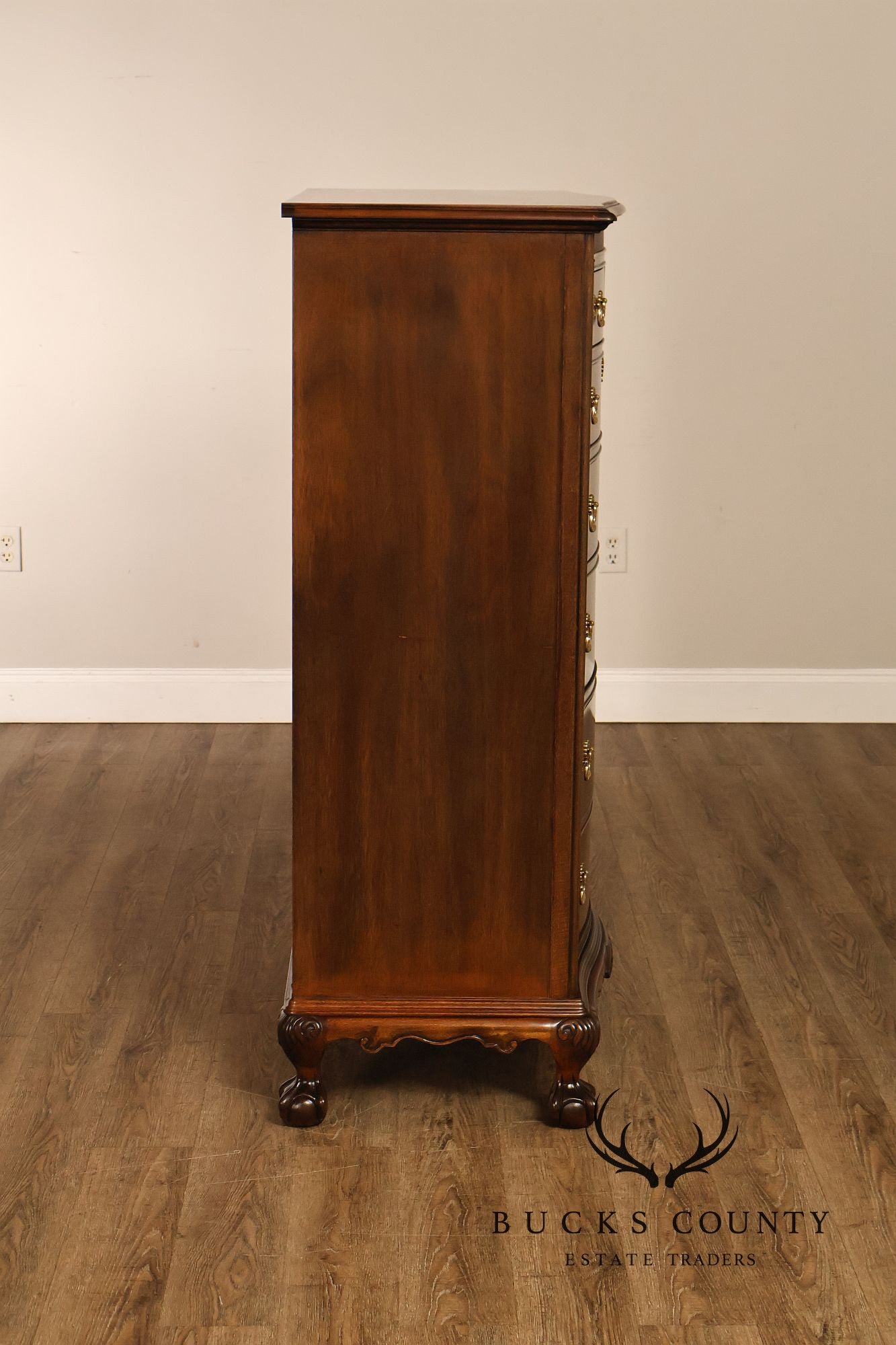 Drexel Heritage Heirlooms Collection Mahogany Tall Chest of Drawers