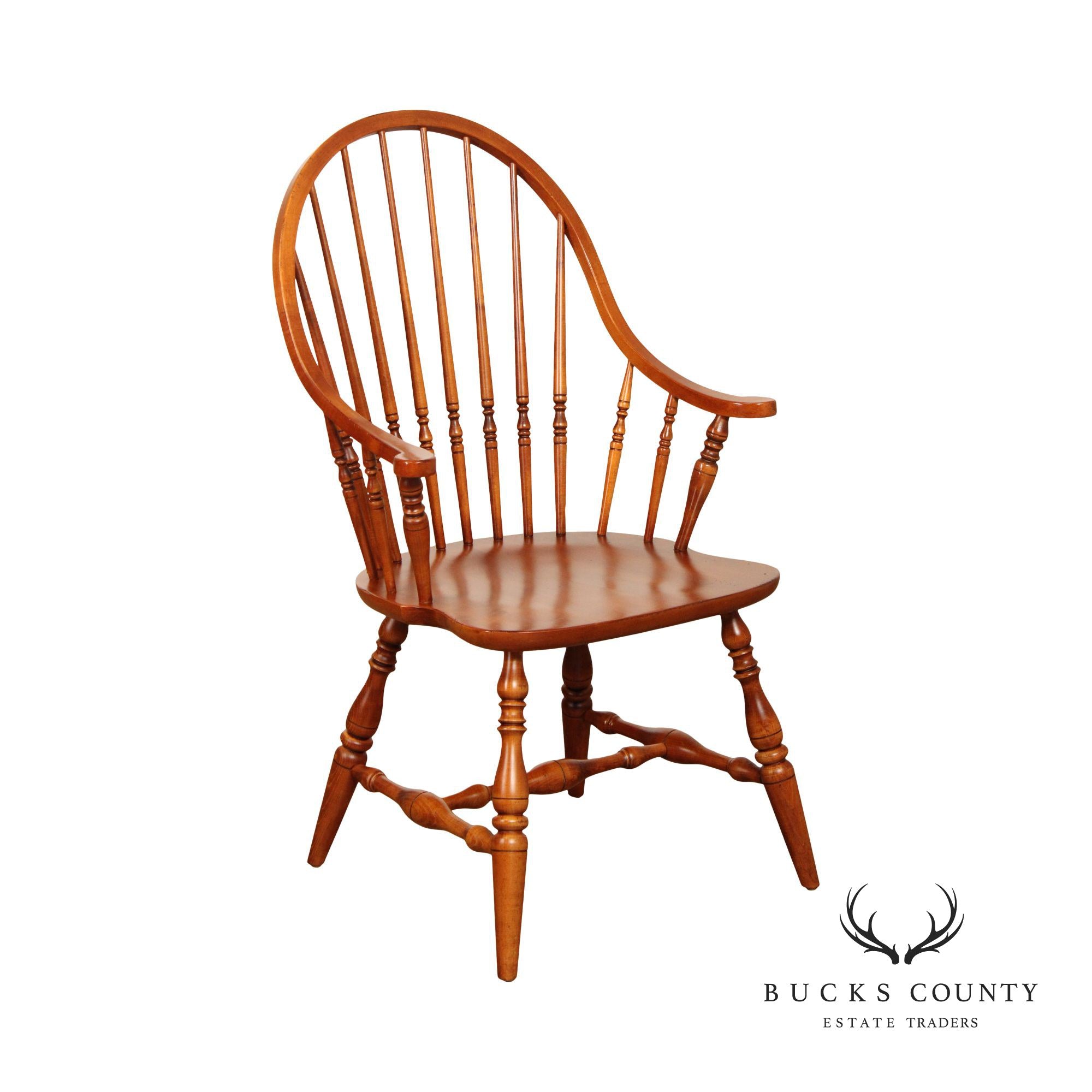 Ethan Allen 'Country Crossings' Maple Windsor Armchair