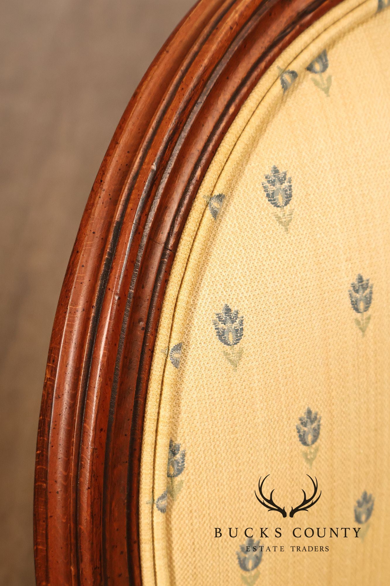 Ethan Allen Louis XVI Style Set Of Four Upholstered Dining Chairs