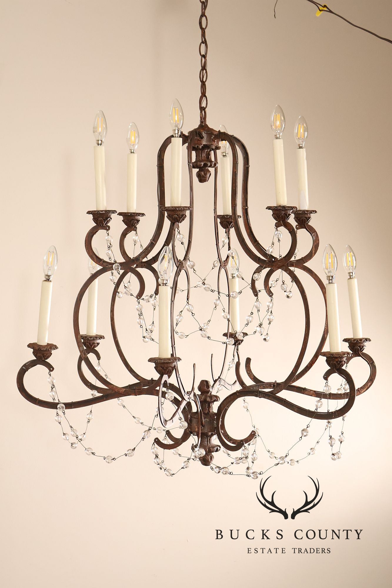 Niermann Weeks Avignon Iron Chandelier