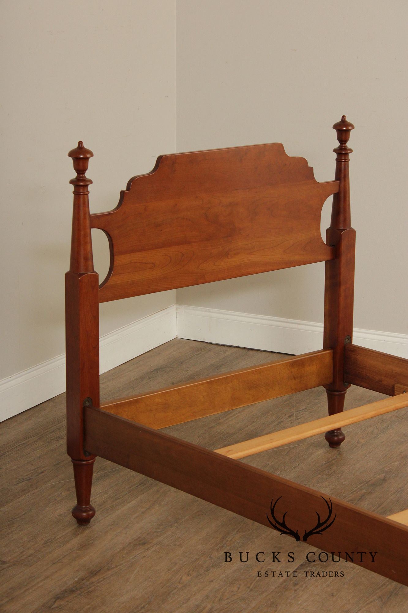 Stickley Cherry Valley Pair of Twin Poster Beds