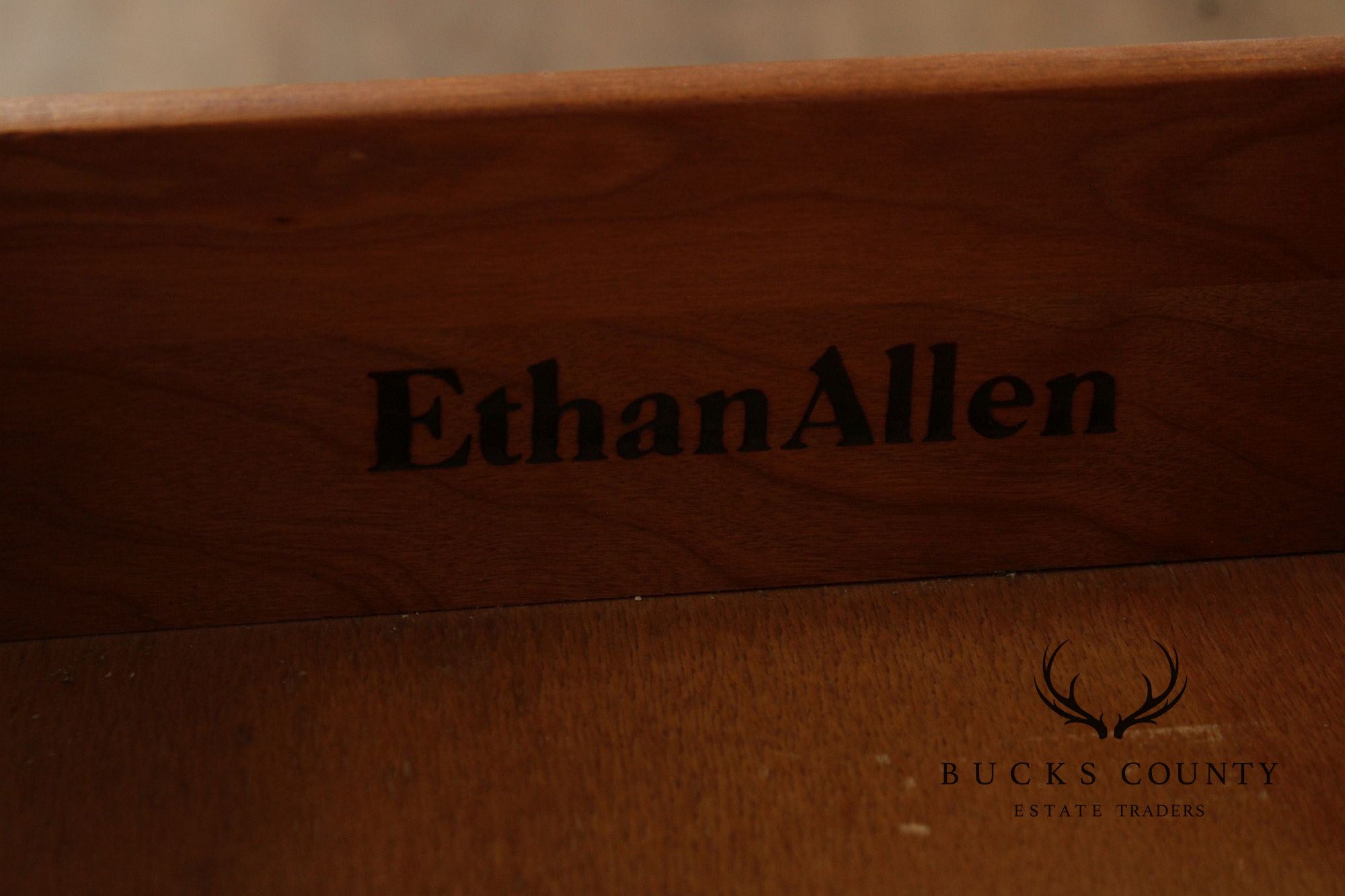 Ethan Allen 'Country French' One-Drawer Pembroke Table