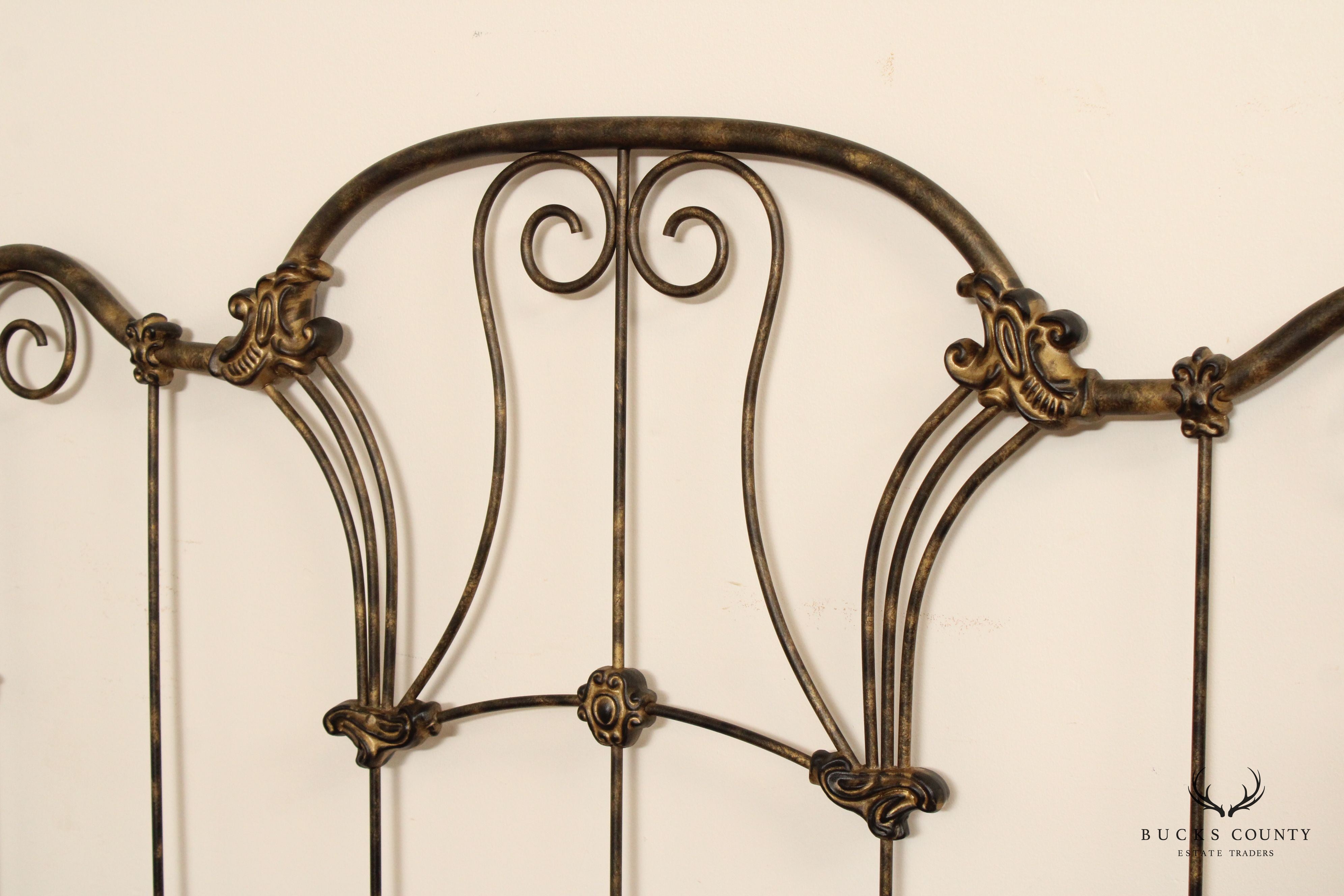 French Style Olympic California King Wrought Iron Bed Frame