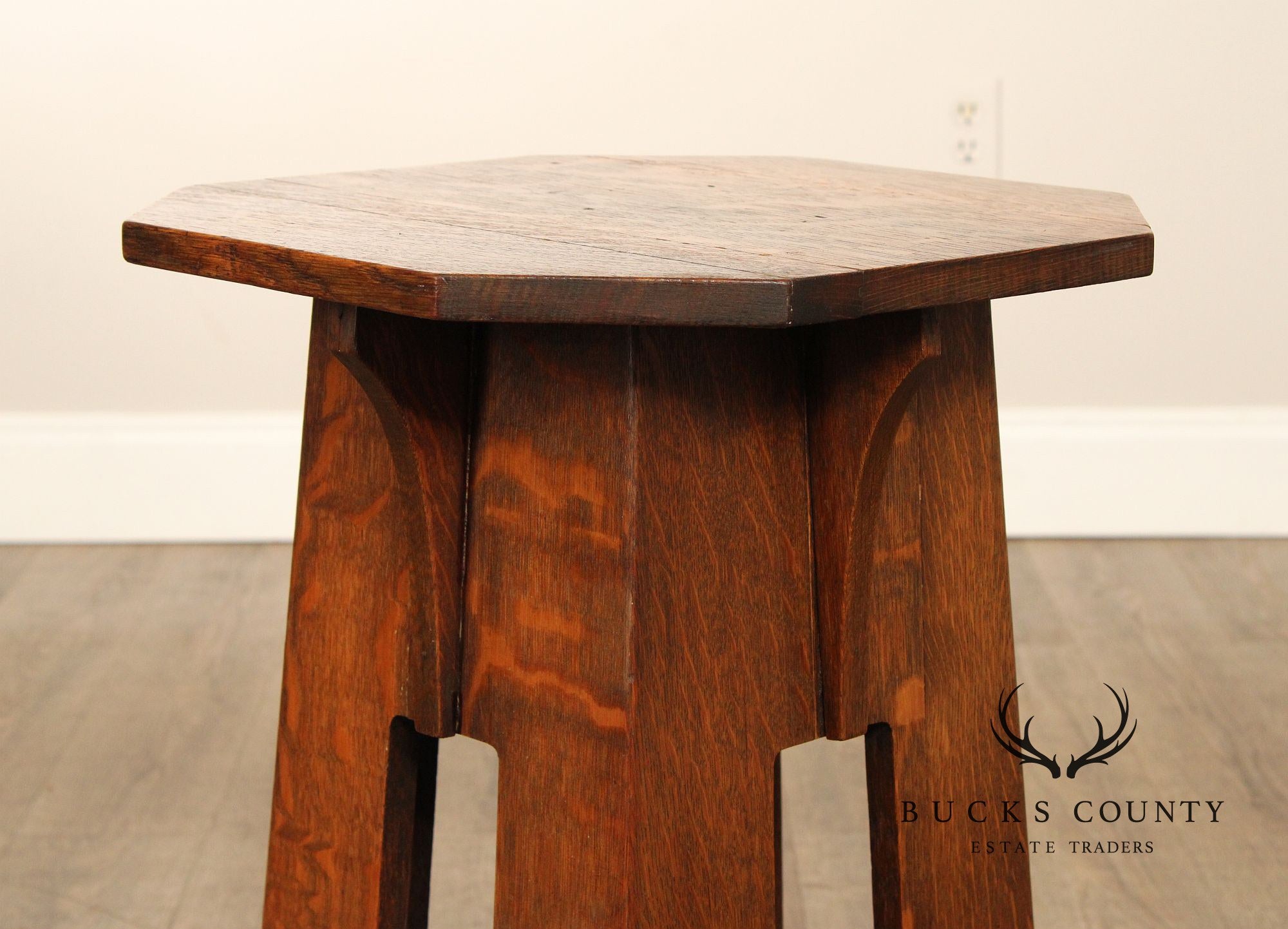 Limbert Antique Mission Oak Tabouret