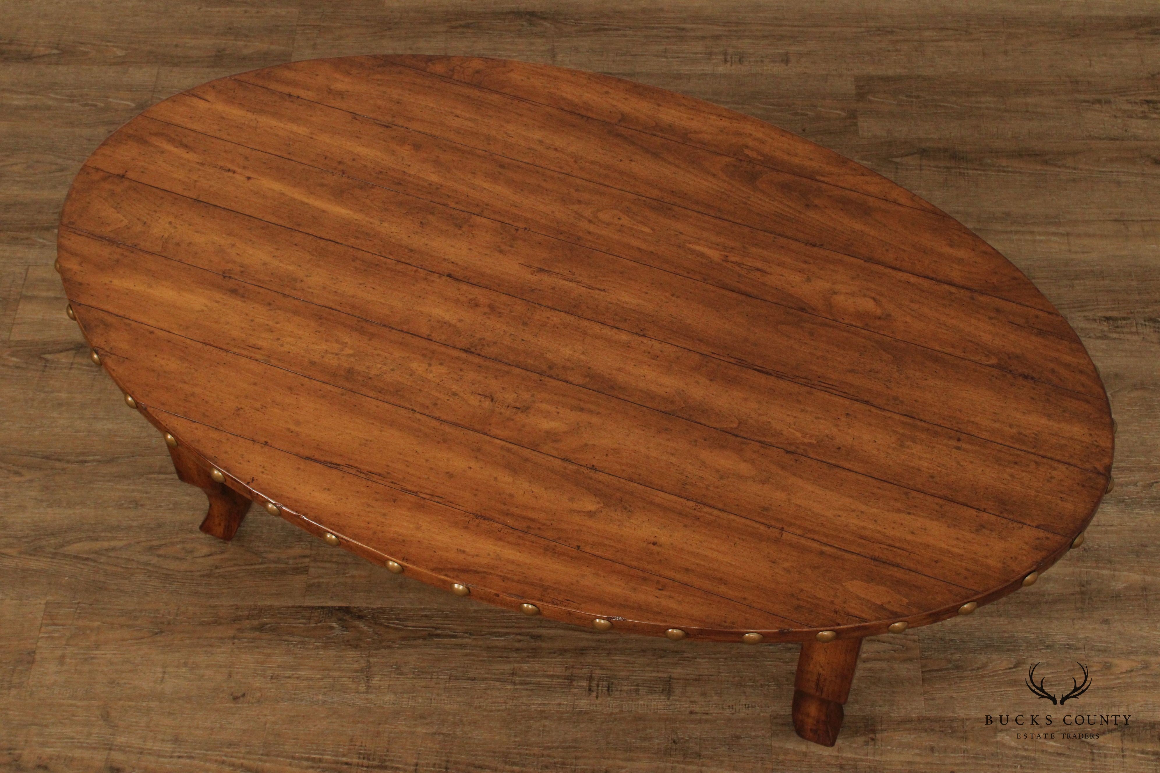 Bausman & Company Oval Top Coffee Table