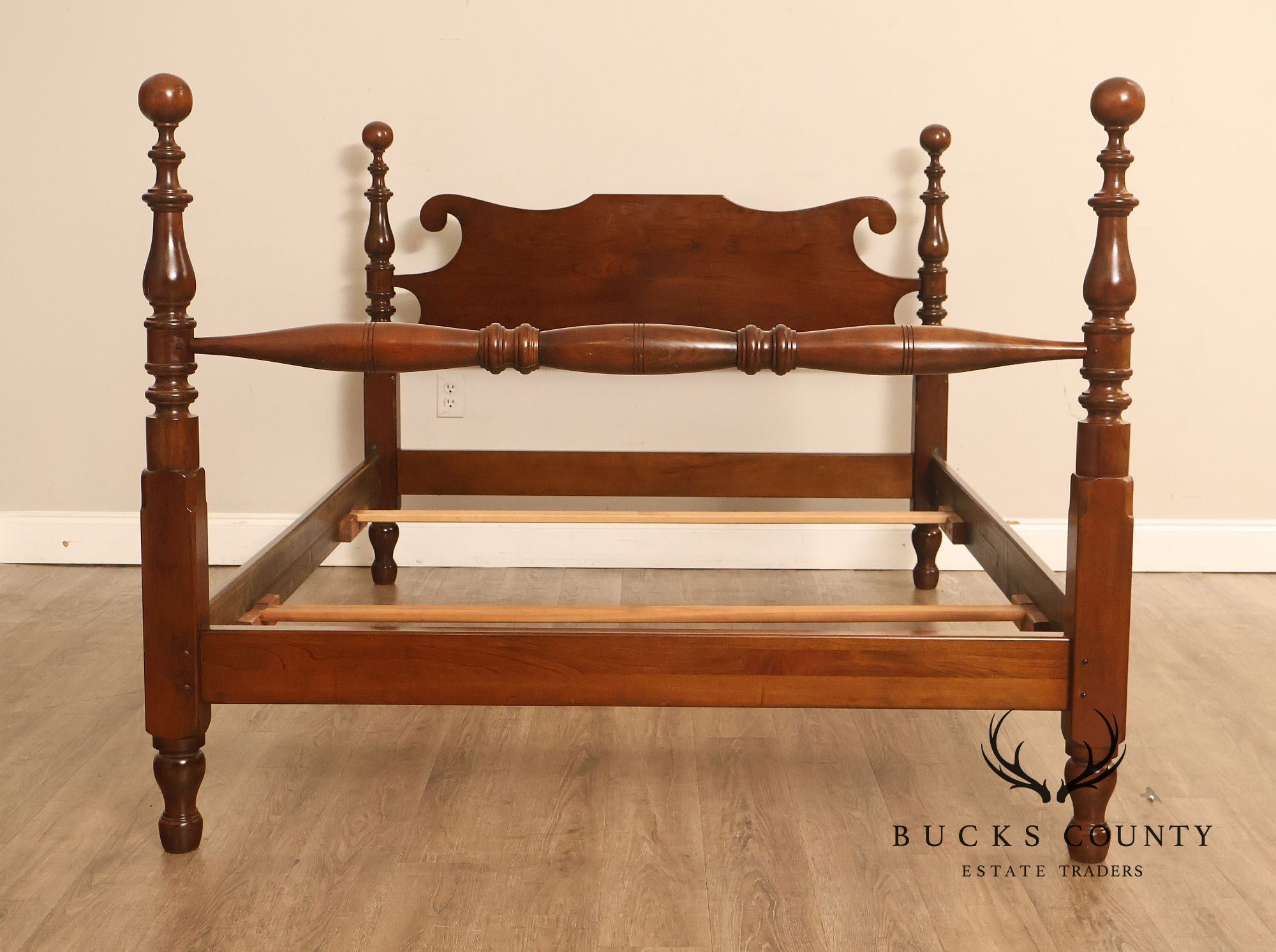Stickley Colonial Style Vintage Cherry Full Size Bed Frame