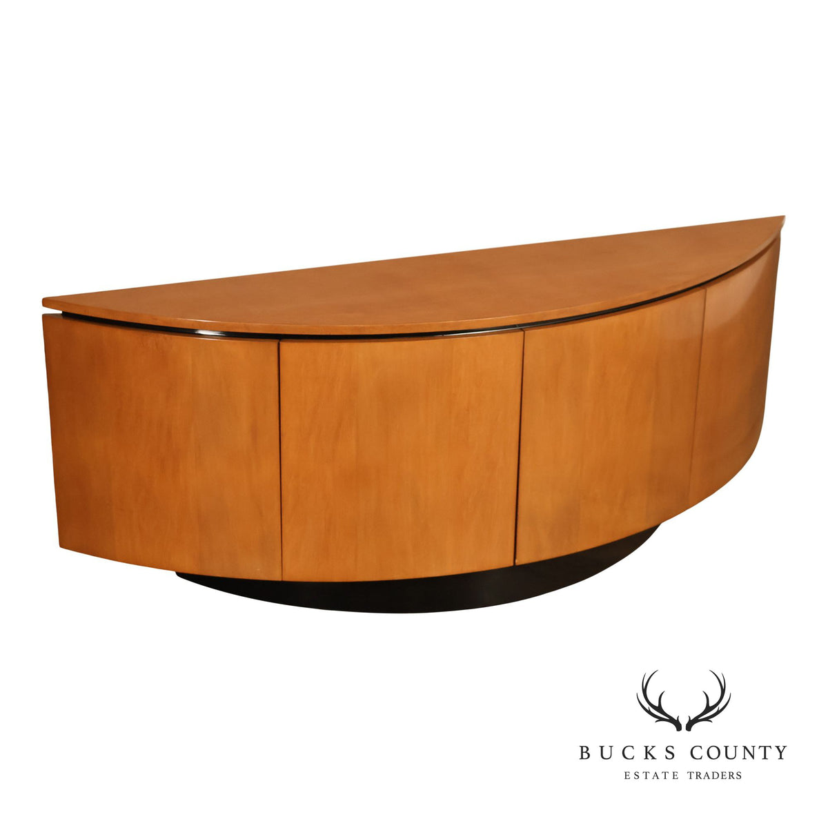 Pietro Costantini Contemporary Curved Four Door Wood Buffet