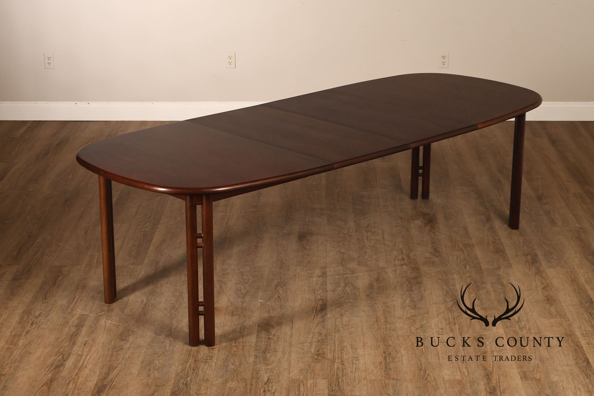 Danish Modern Rosewood Extension Dining Table With Two Leaves By Boltinge
