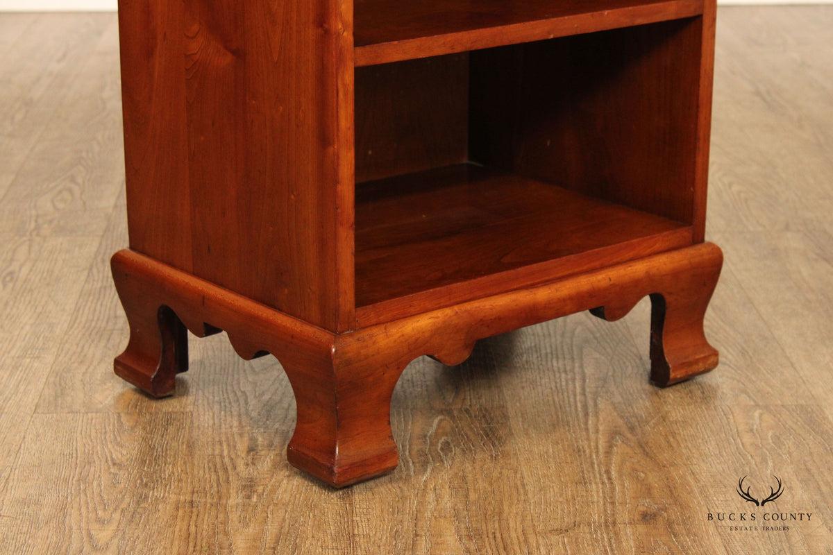 Stickley Chippendale Style Cherry Open Nightstand