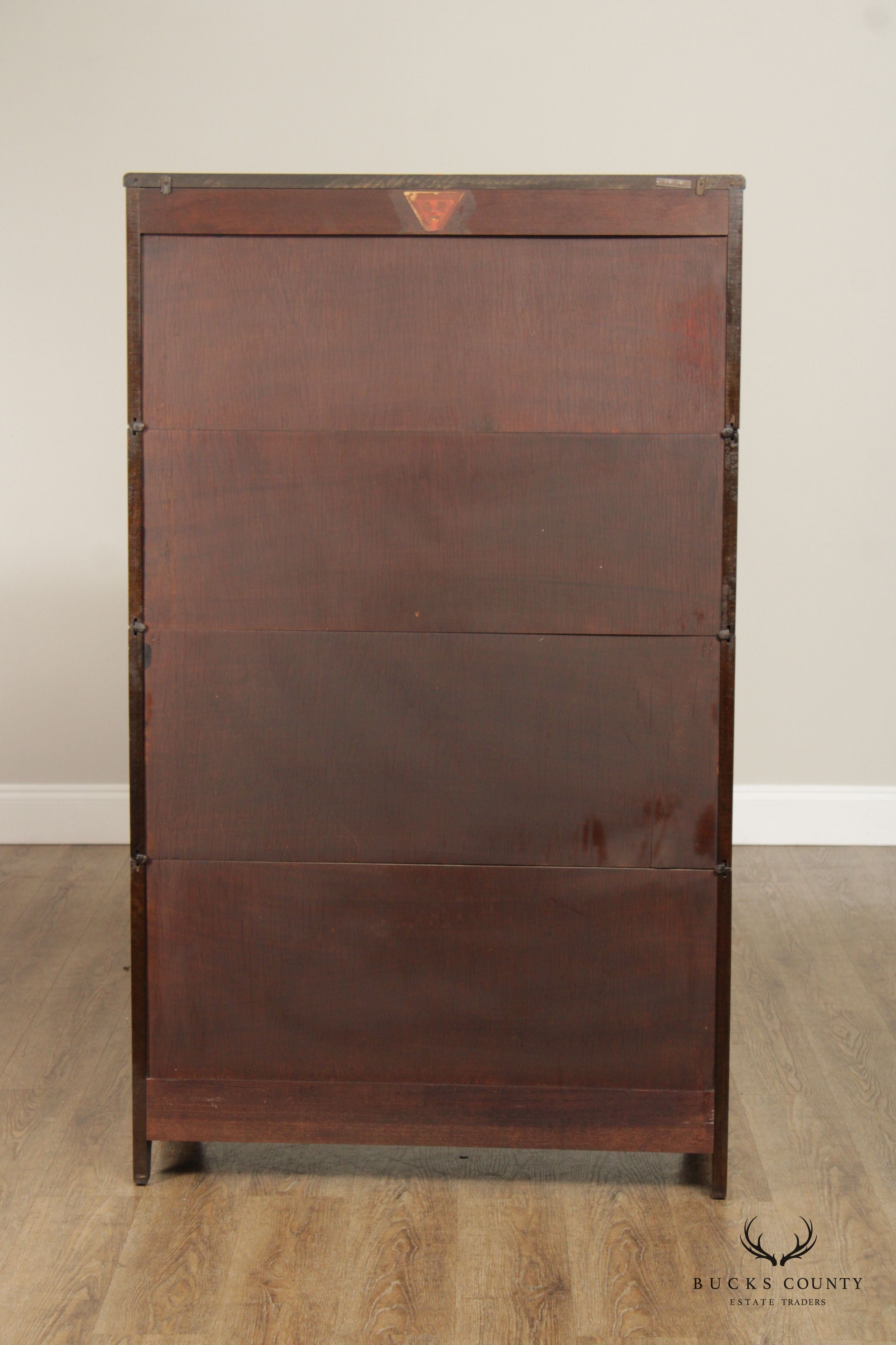 Grand Rapids Antique Four Section Barrister Bookcase