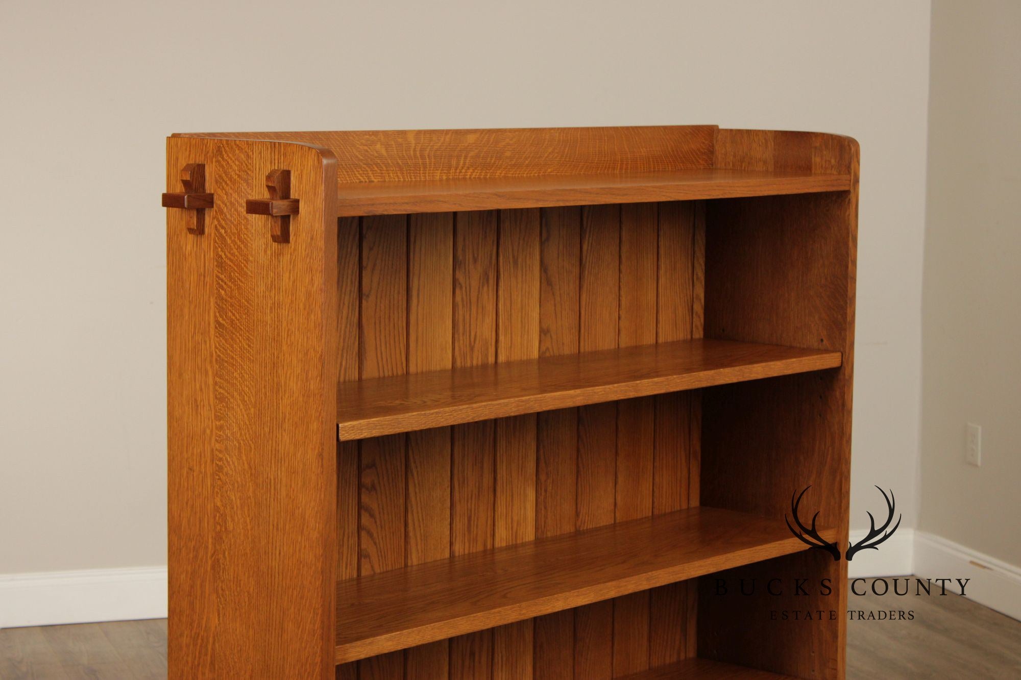 Stickley Mission Collection Oak Open Bookcase