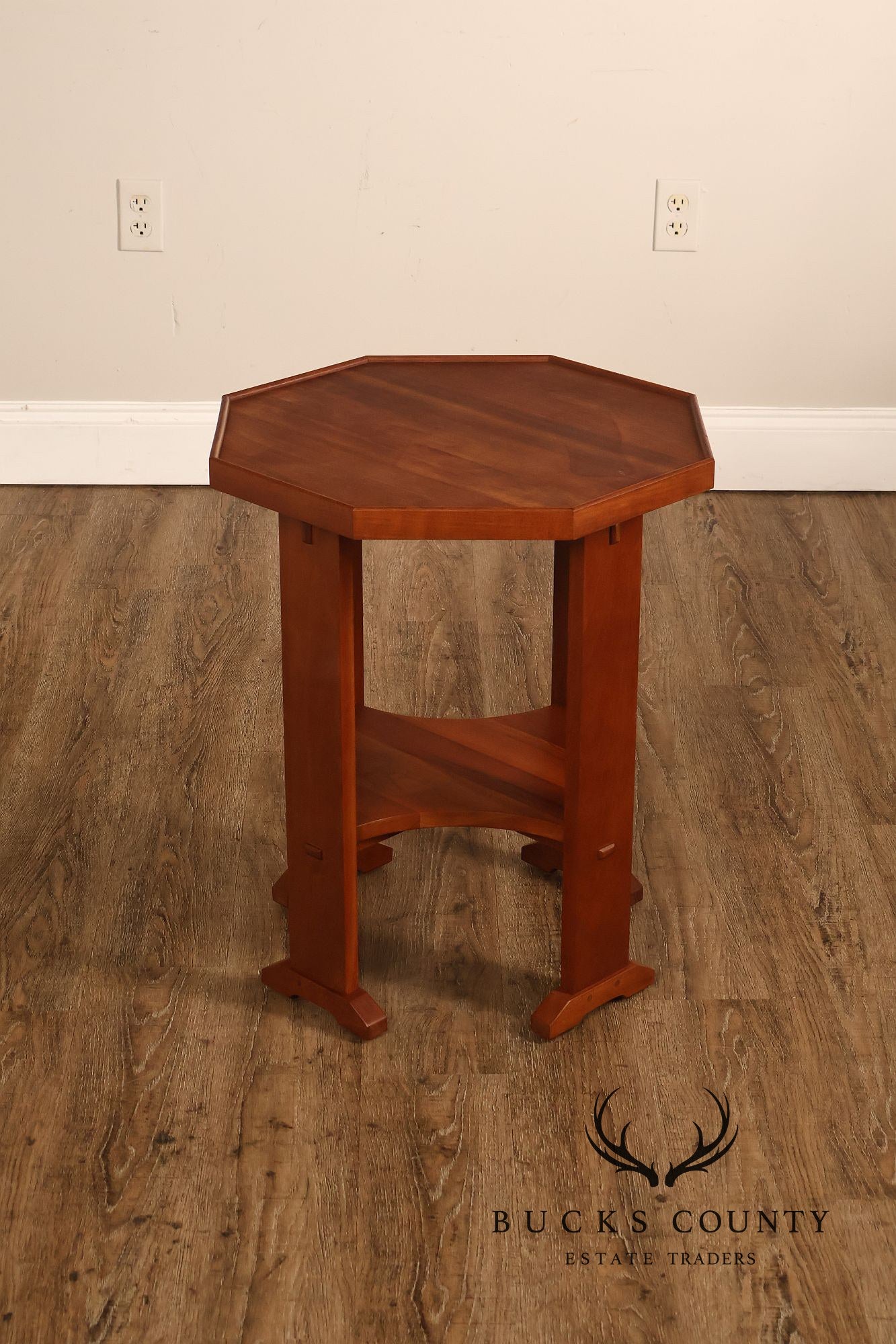 Stickley Mission Collection Cherry Octagonal Side Table