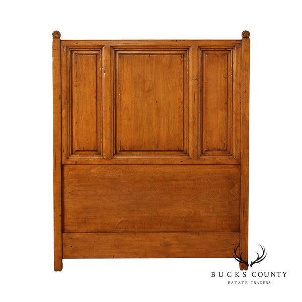 French Country Style Twin Size Paneled Headboard