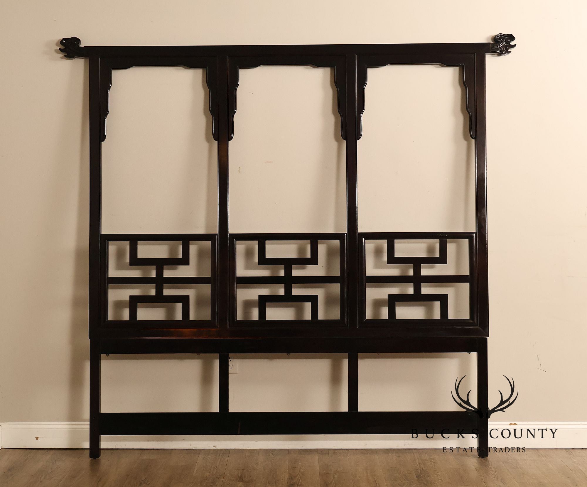 Century Furniture 'Chin Hua' Asian Style King Size Headboard