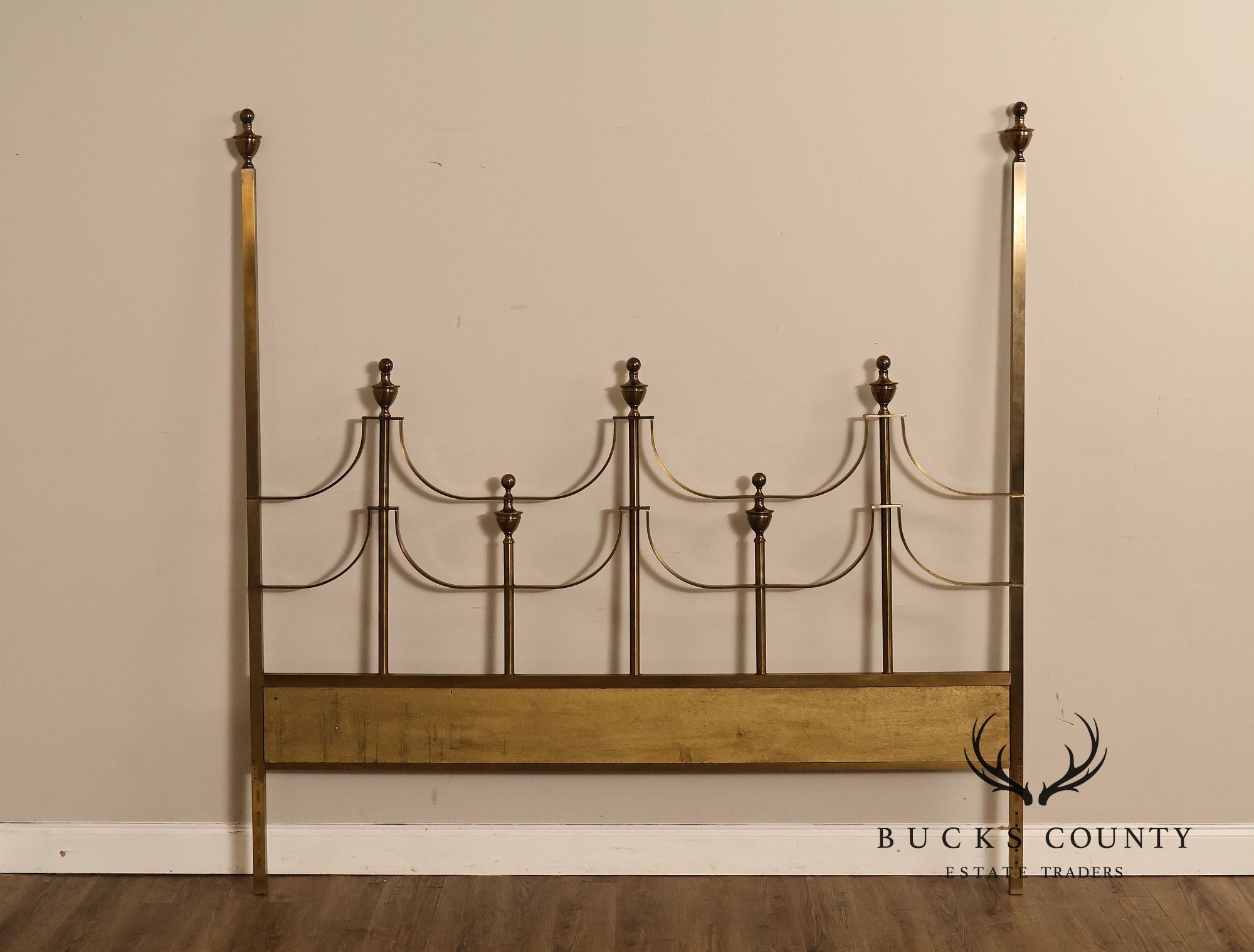 Mastercraft Vintage Brass King Headboard