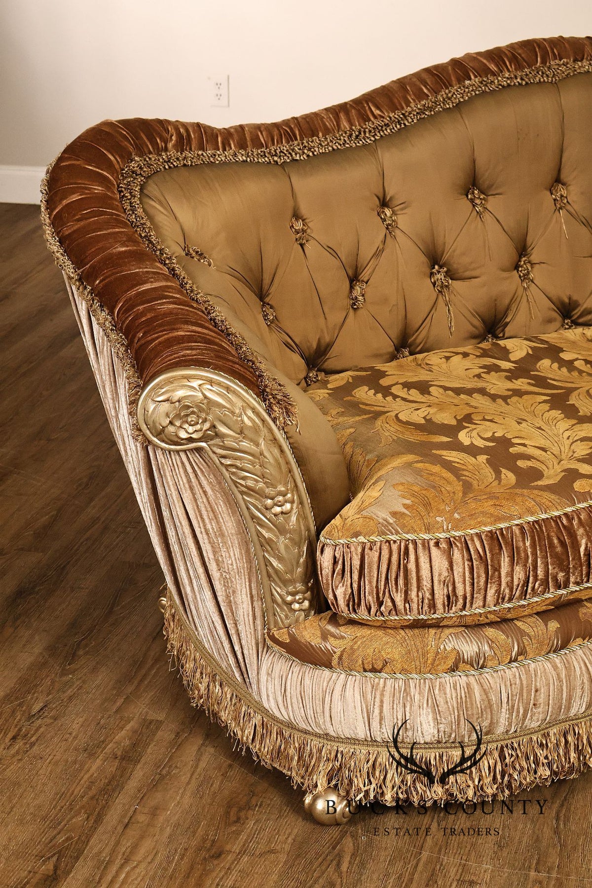 Italian Renaissance Style Upholstered Sofa