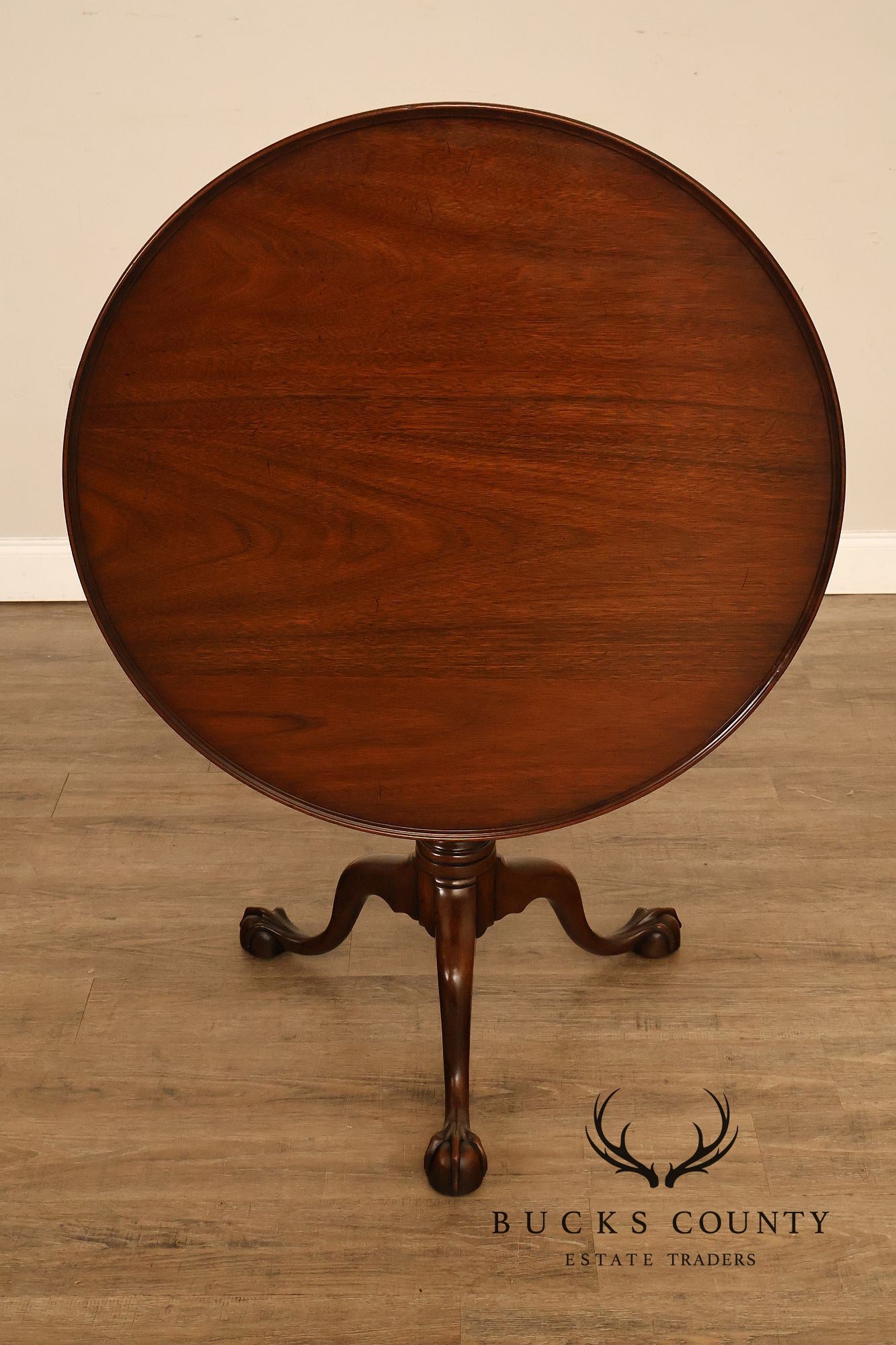 Kittinger Colonial Williamsburg Mahogany Tilt-Top Table