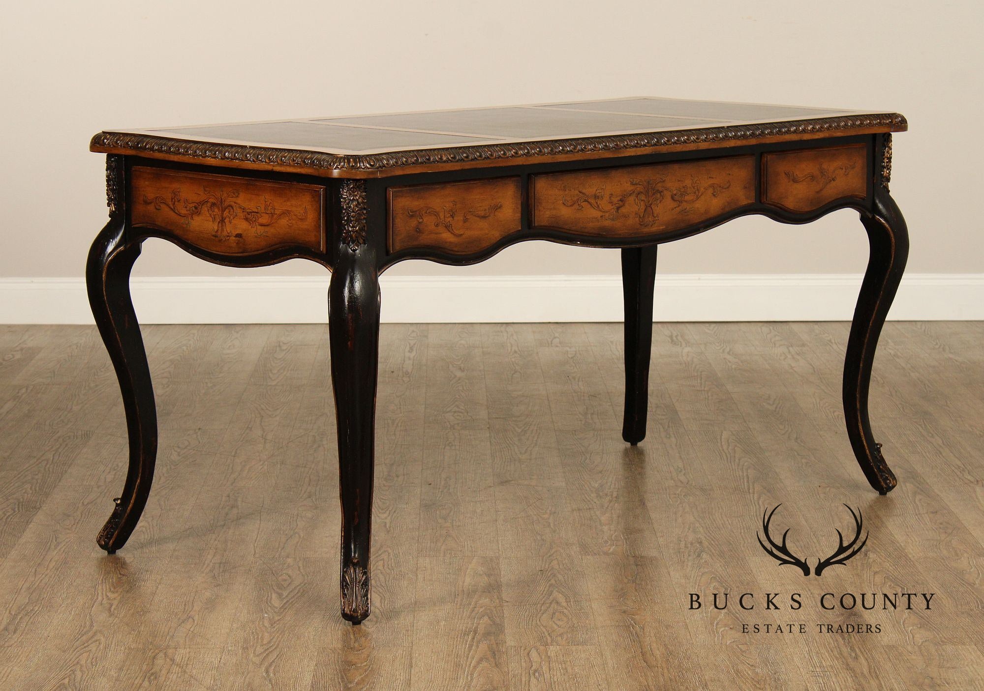 Hooker Furniture Louis XV Style Leather Top Desk