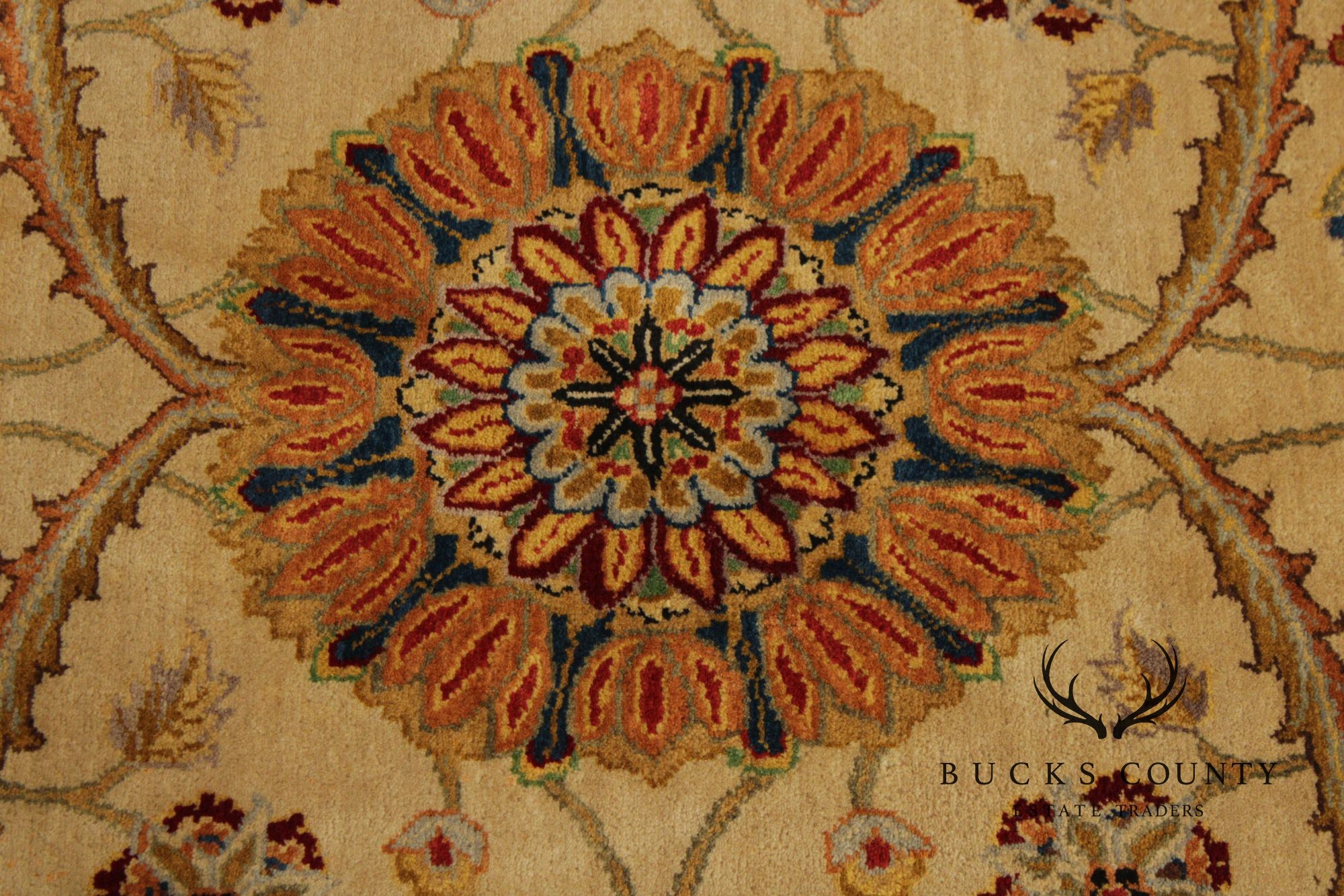 Arts & Crafts Style Wool Area Rug