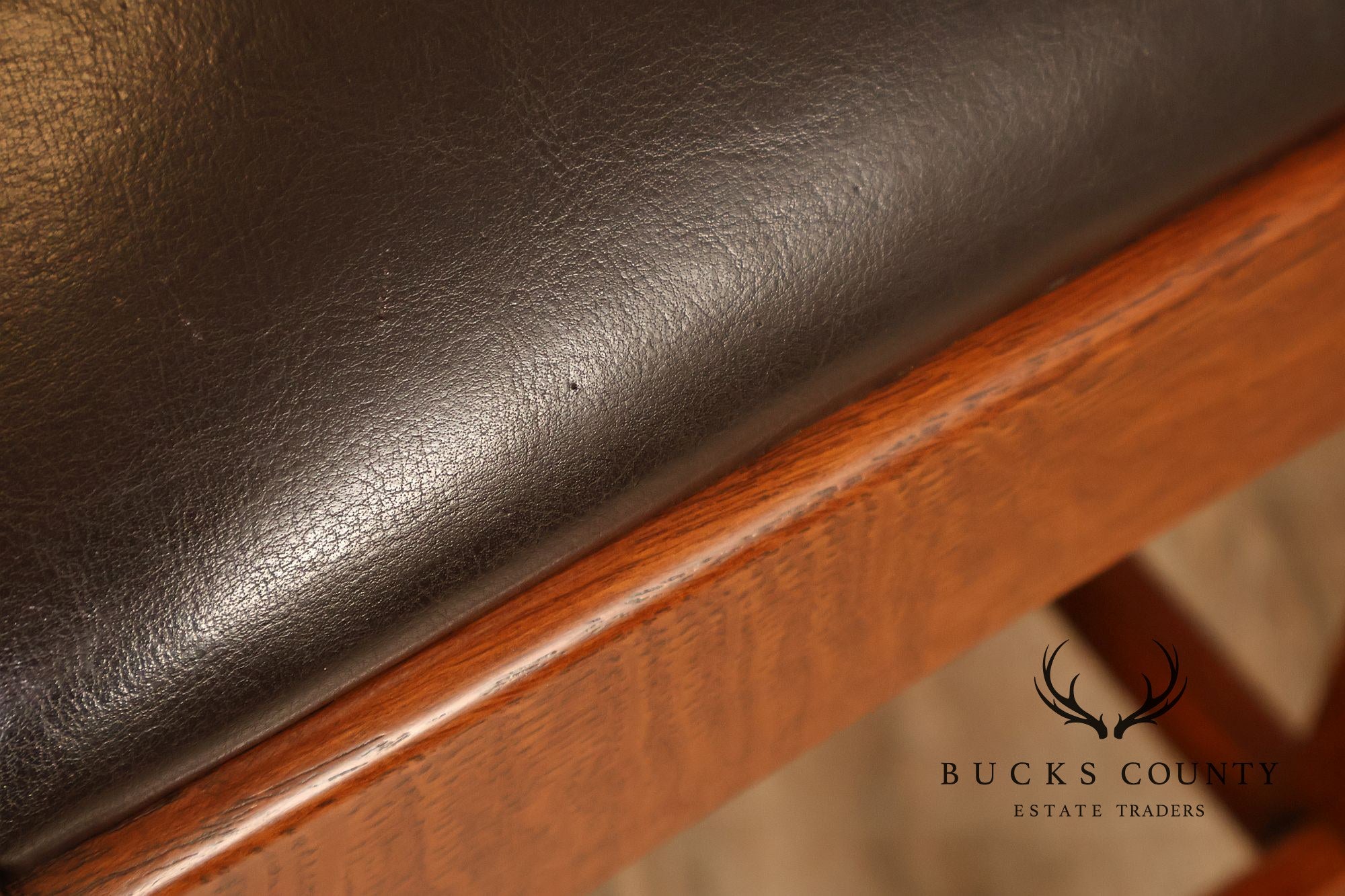 Stickley Mission Collection Oak Backless Stool