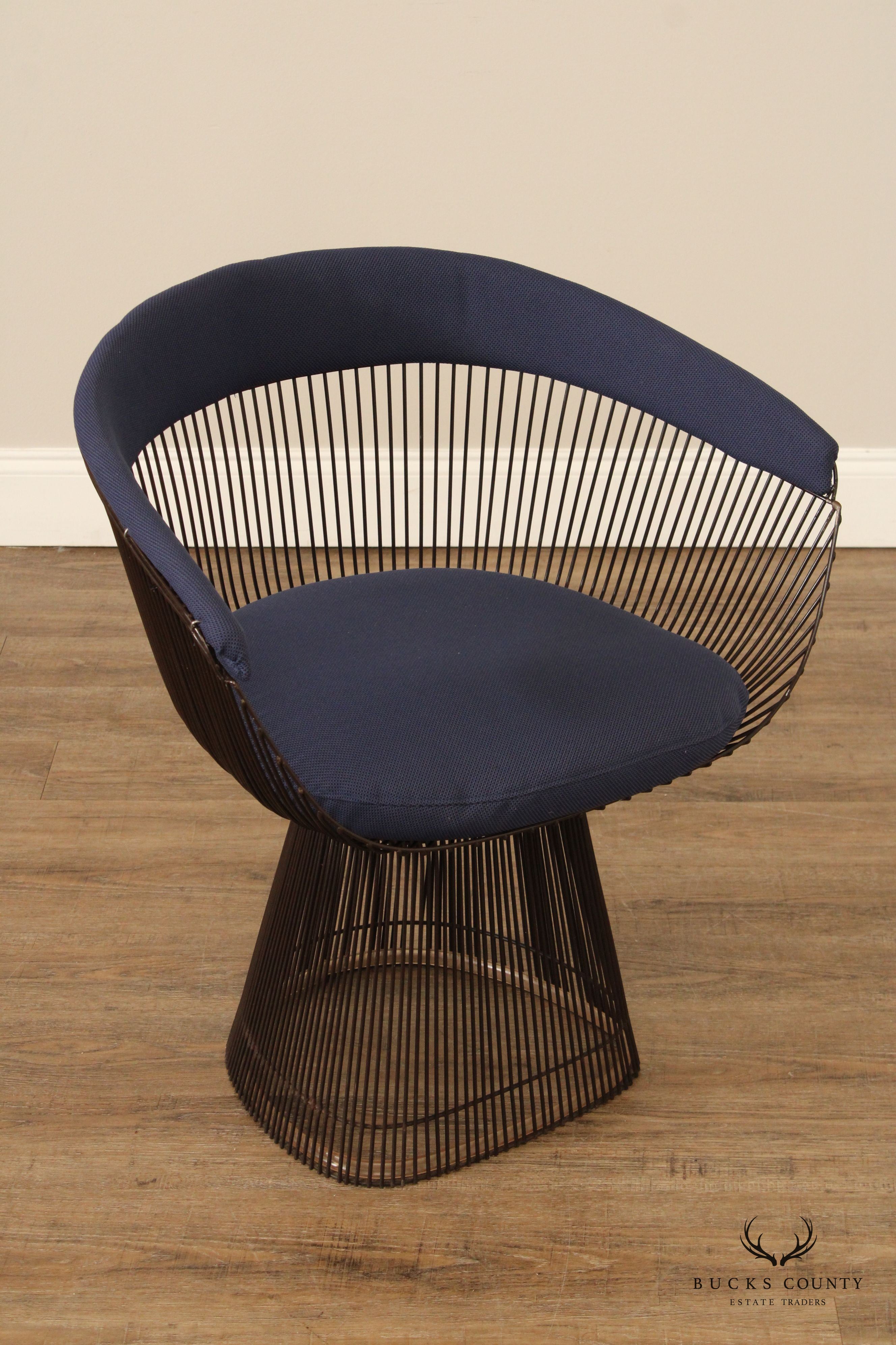 Warren Platner For Knoll Mid Century Modern Armchair