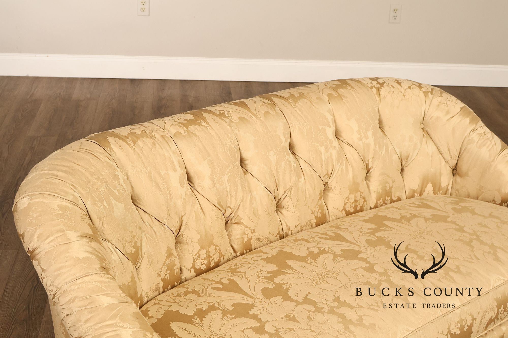 TRS Furniture Button-Tufted Upholstered Sofa