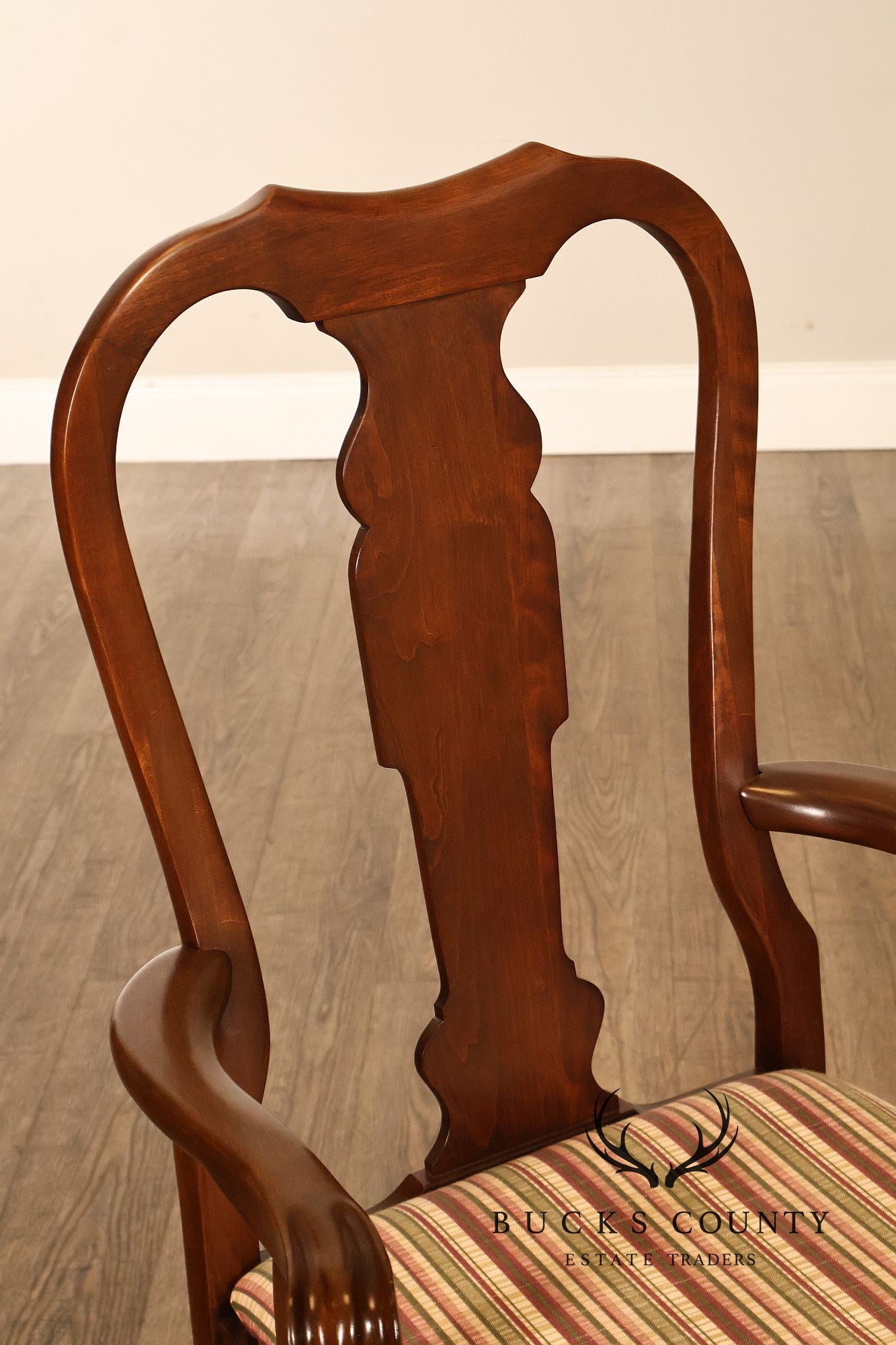 Pennsylvania House Queen Anne Style Set of Six Cherry Dining Chairs